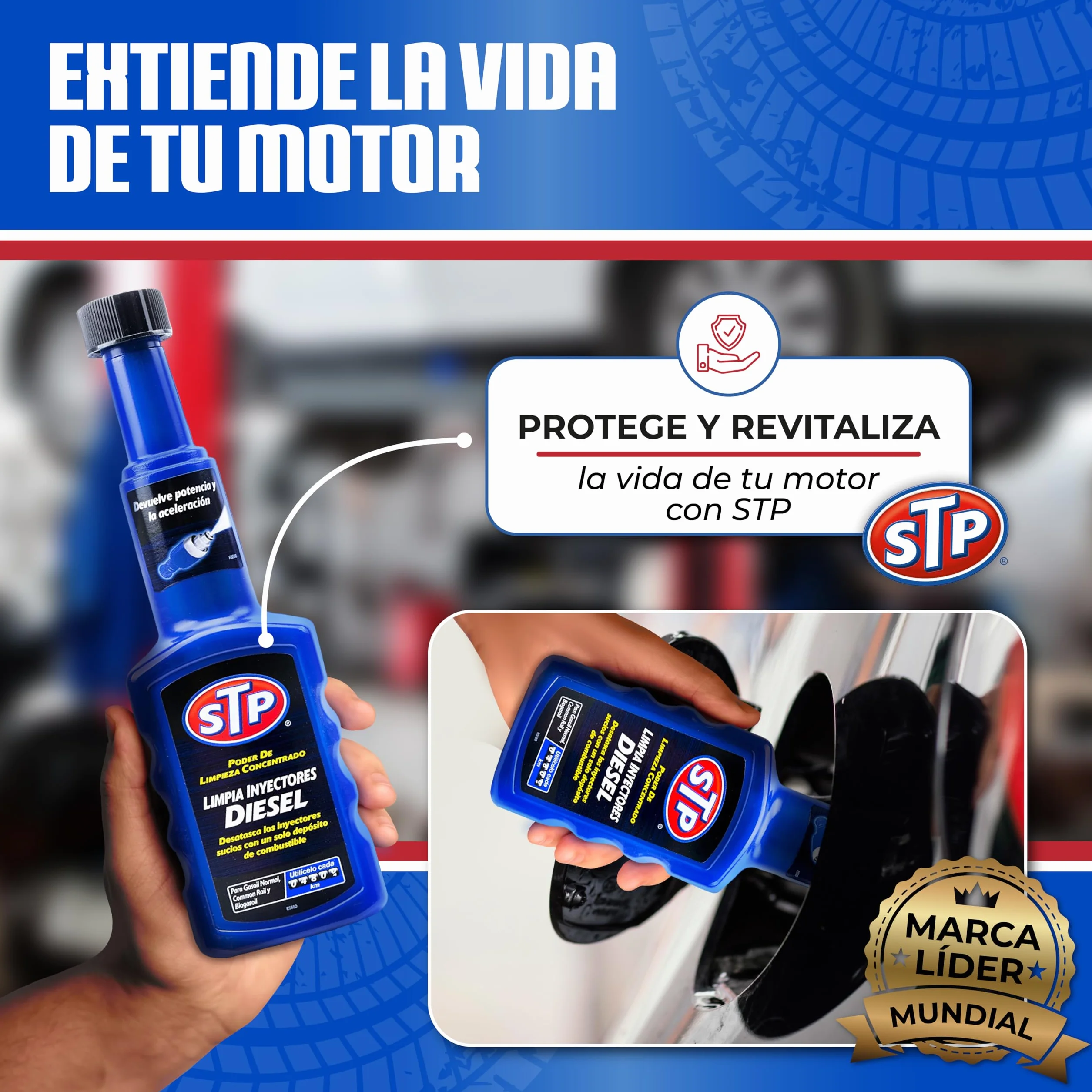 Limpia inyectores diésel Antihumos diésel STP 200 ml Reduce emisiones ahorra combustible