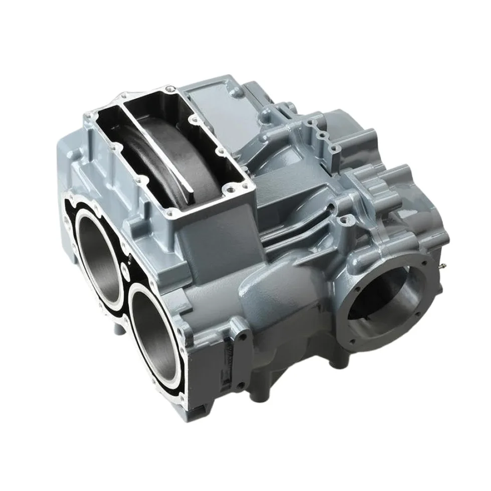 Conjunto de cárter y cilindro para motor fueraborda 2T E40X 40CV compatible con HDX 66T-15100 66T-15100-00 66T-15100-02-1S
