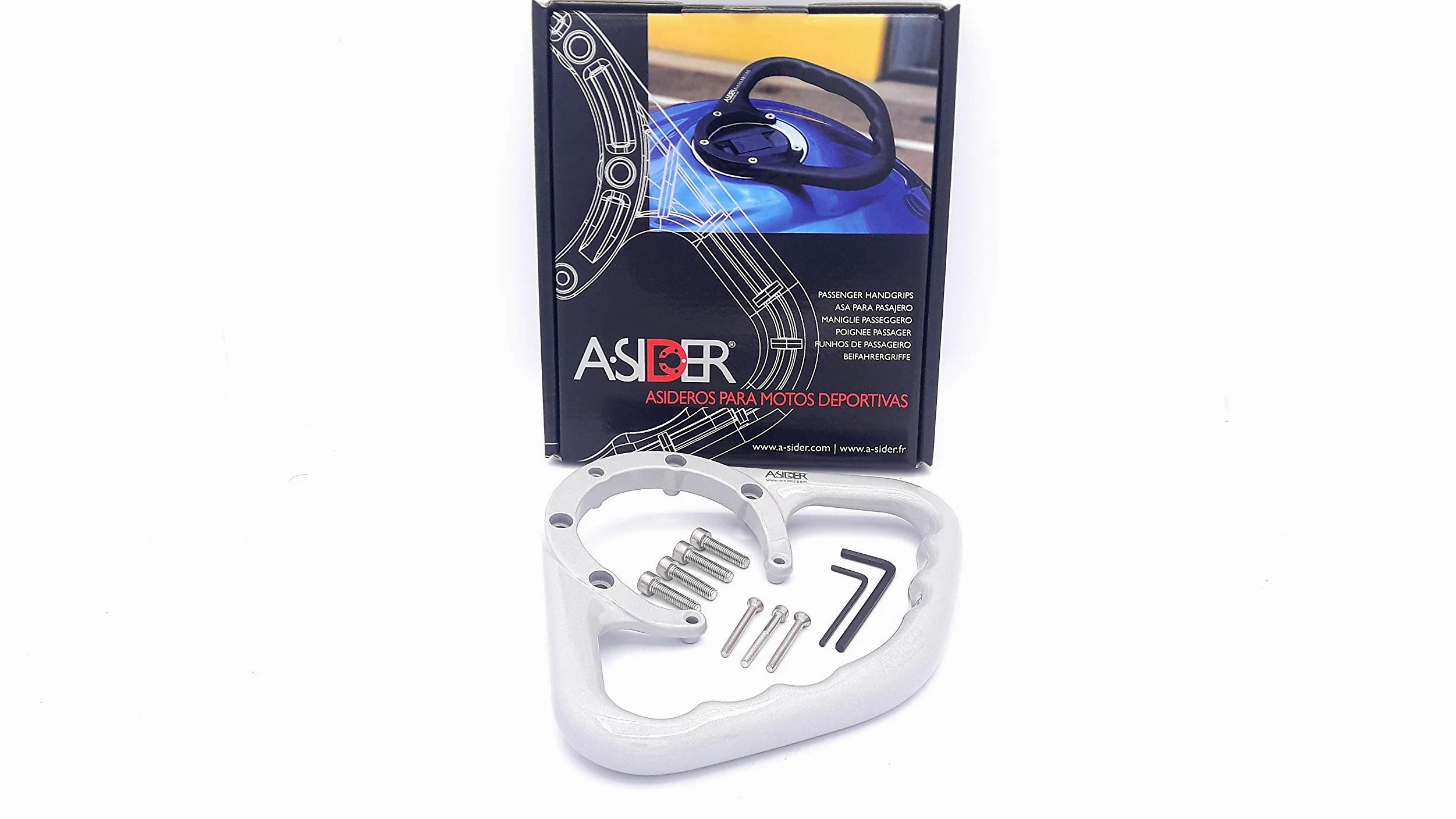 Asidero Agarre de depósito Plata A-SIDER Pasajero Modelos Honda
