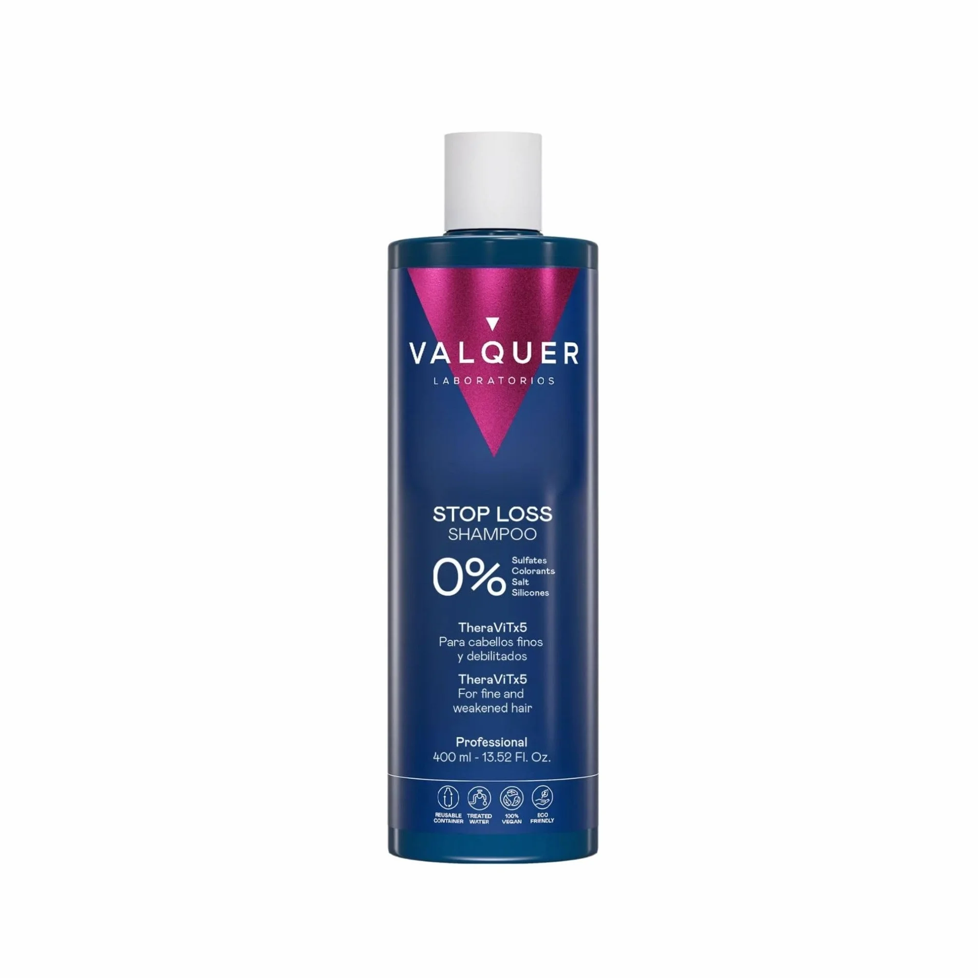 VALQUER Champú Anticaída Intensivo 400 ml Fortalece Cabello Fino y Débil