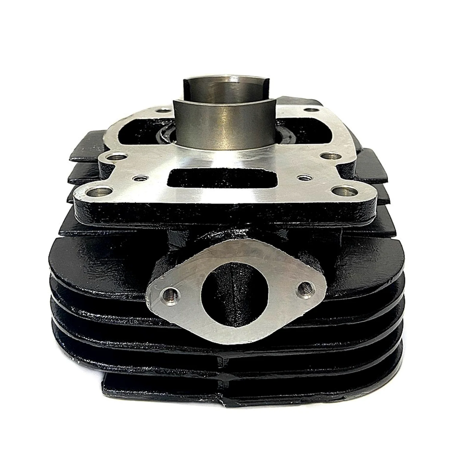 Milageto Kit Cilindro Pistón para TS125 Dos Aros Pistón Juego Juntas Pasador Aleación de Aluminio Componentes Motor Recambio Directo Adecuado para