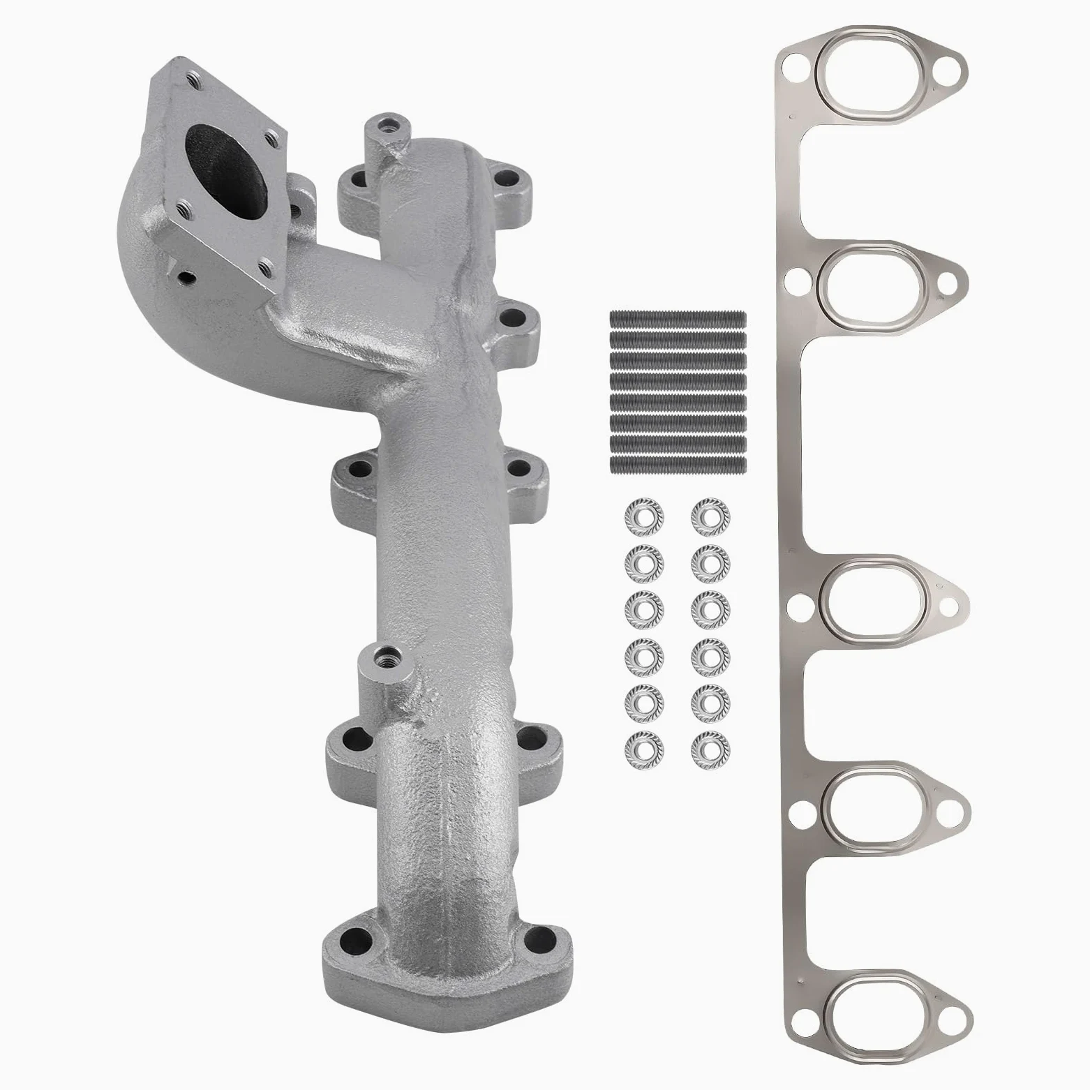 maXpeedingrods Colector de escape con kit de juntas para VW Crafter Bus Kasten