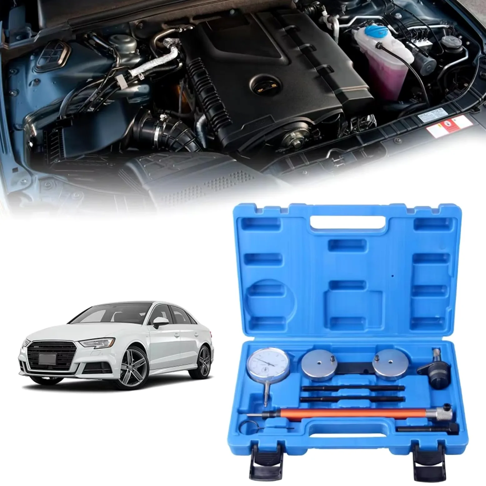 1.2/1.4 TSI Kit Herramientas Sincronización Motor Kit Herramientas De Bloqueo T10340 T10414 Compatible Con Seat Para Altea Para Altea XL 2008 2009 2010 2011 2012 Herramienta De Ajuste Del Motor