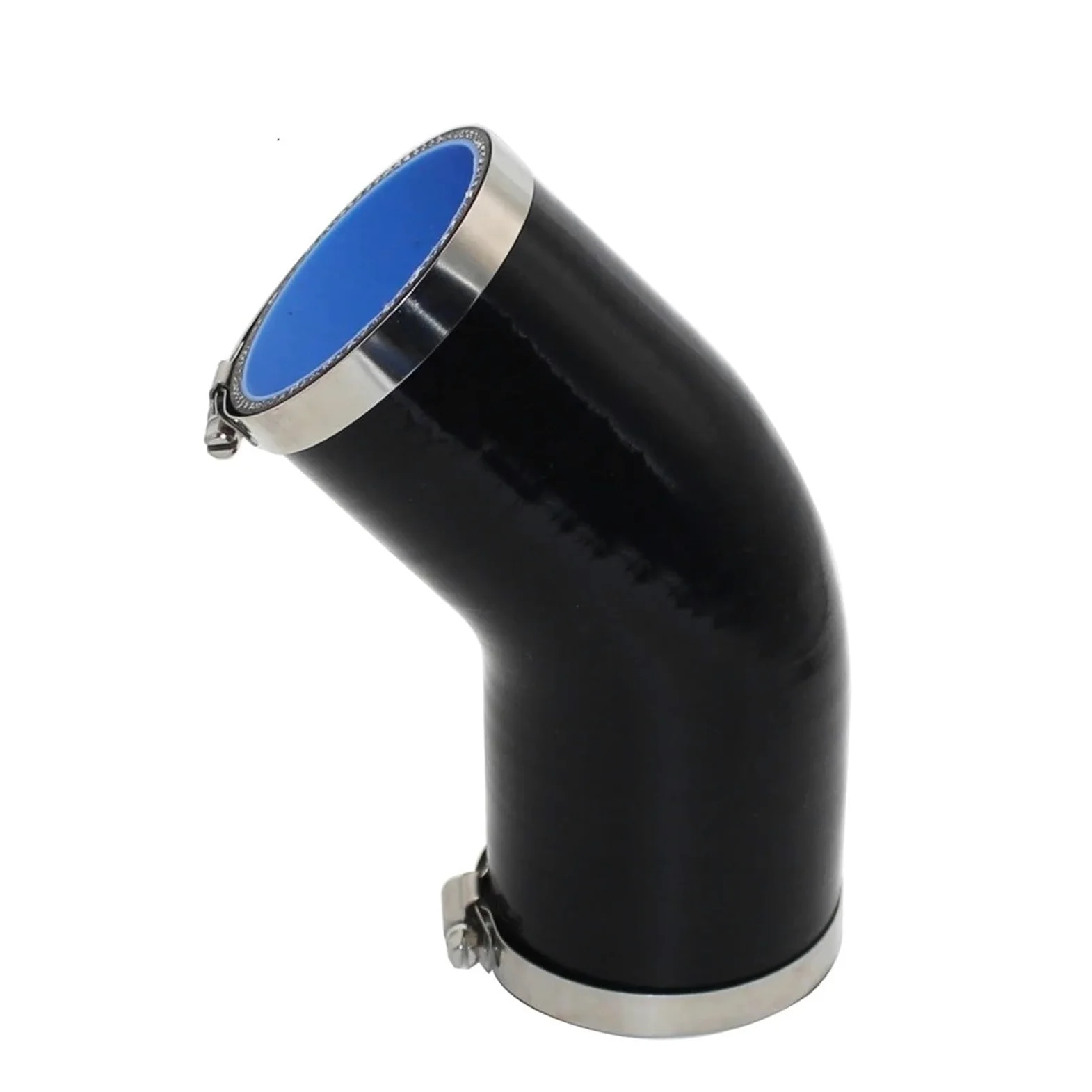 Manguera Admisión Aire Manguera De Silicona Negra Conector 45° Adaptador Tubo Reductor Resistencia A Altas Temperaturas Gel Sílice Universal Entrada Aire