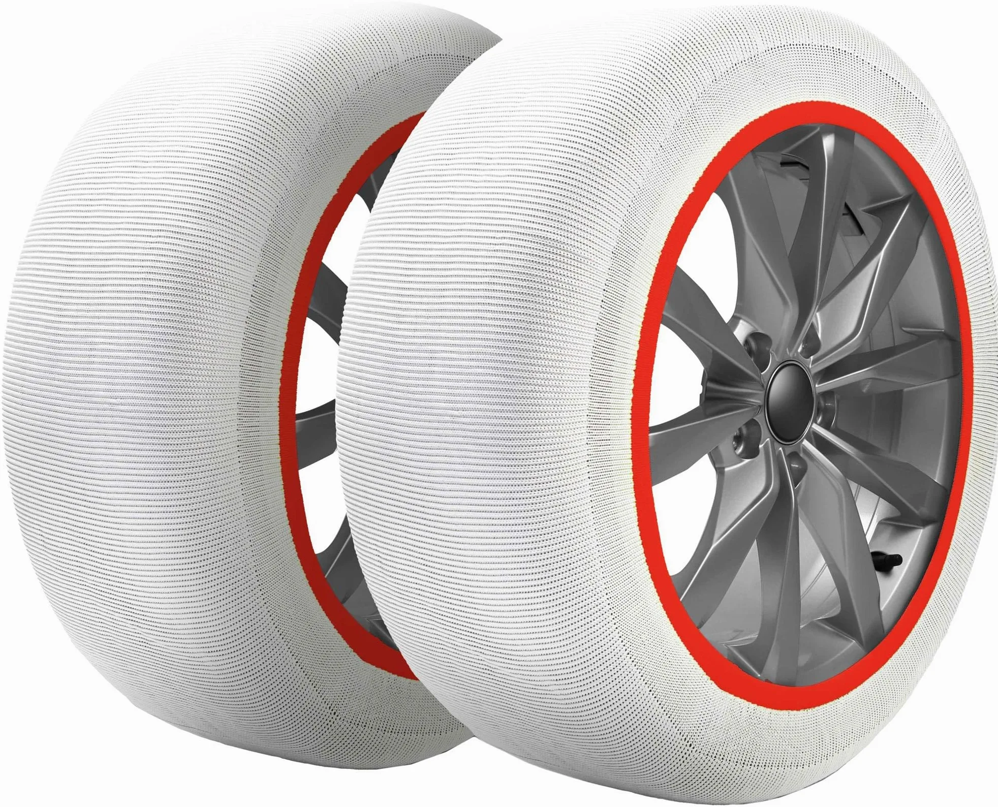 Cadenas de nieve calcetines textiles PREMIUM MUSHER Made in France (el par) (Talla 10)