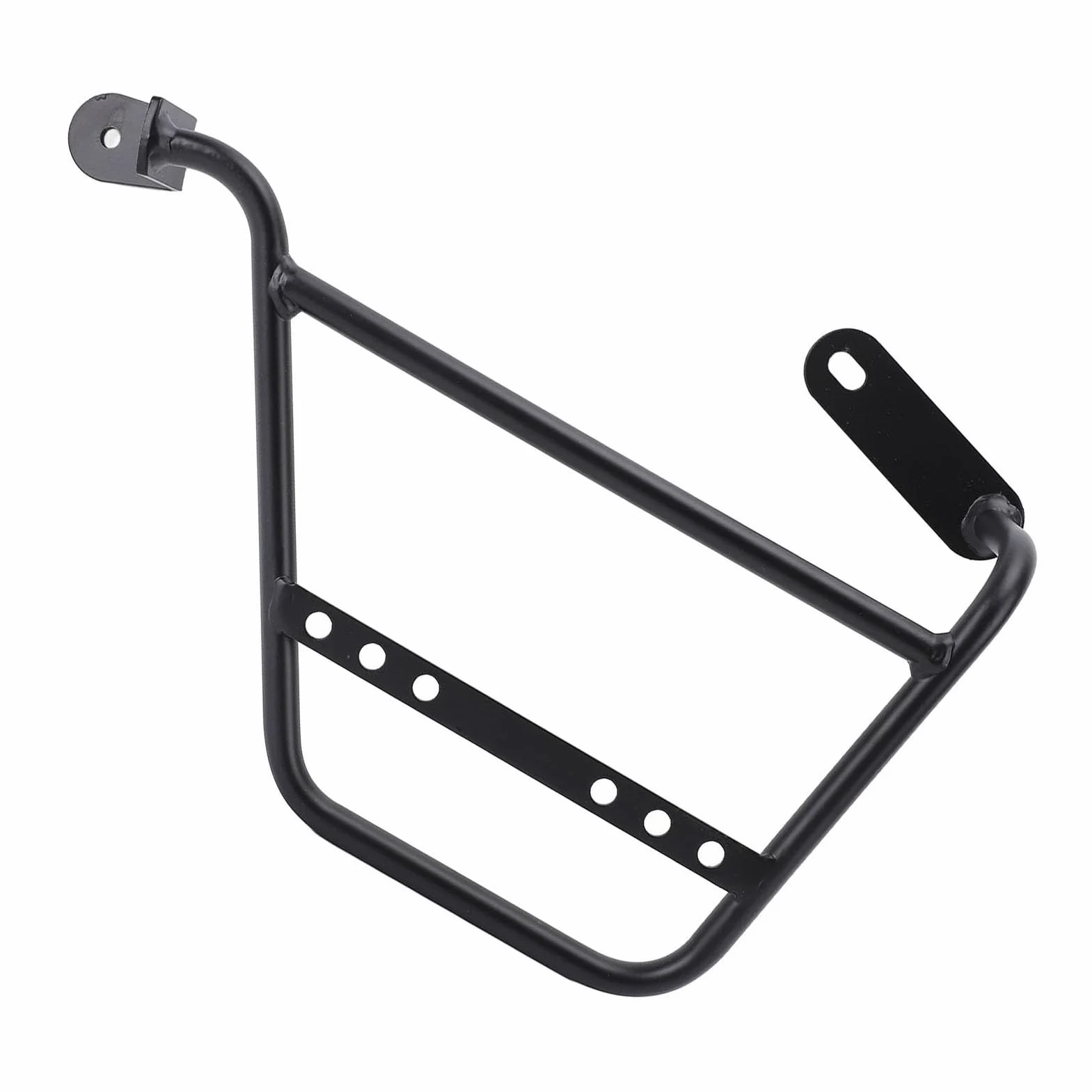 Pastel de Equipaje Lateral de la Motocicleta: Soporte de Soporte de Tubo de Hierro de 12 Mm Fuerte para V7 Stone Special, Classic Trofeo y (Izquierda: MV833 BBZJ)