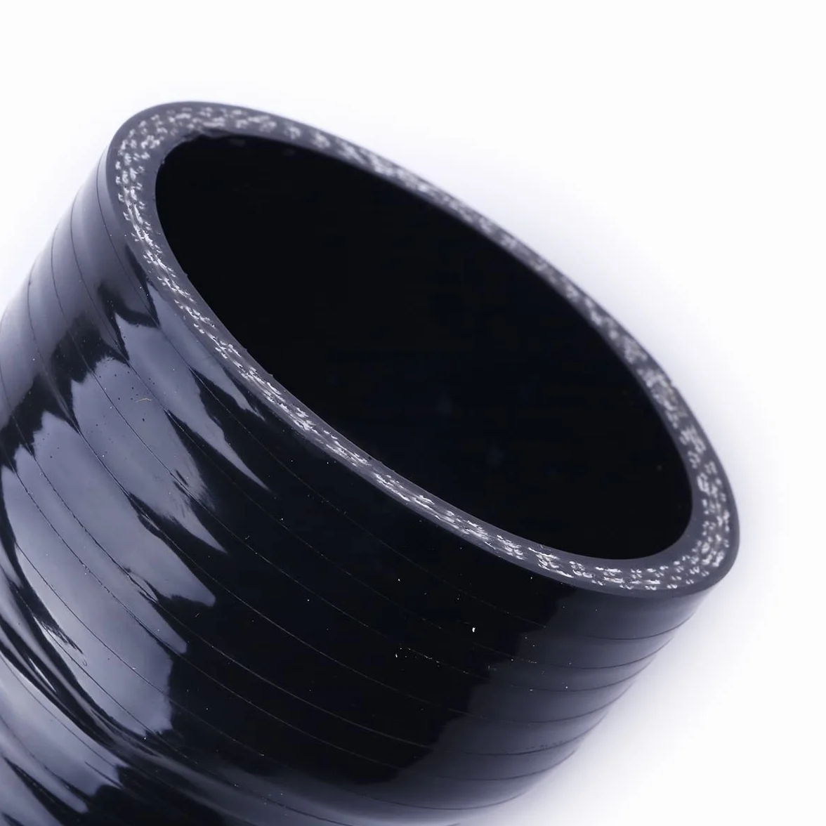 Manguera acopladora reductora de silicona negra, longitud 3" (76mm), diámetro interior 130-140mm, tubería reforzada de 4 capas para turbo/intercooler/admisión
