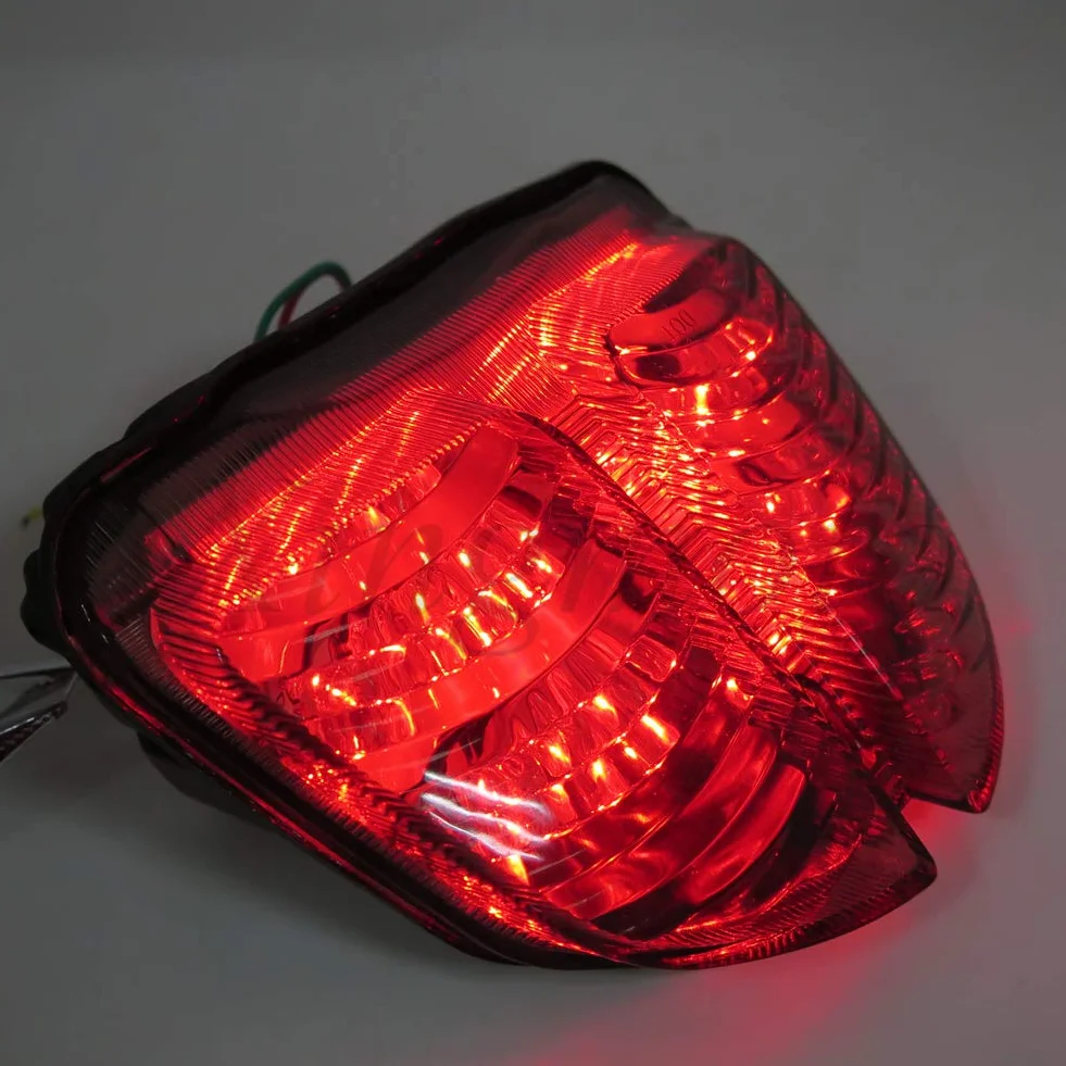Luz trasera de freno compatible con 2006 2007 Compatible con Suzuki GSXR 600 GSX-R600 750 GSX-R750 Ahumado