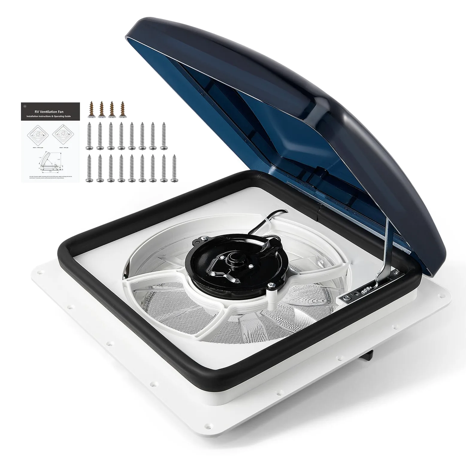 Ventilador de Techo para Autocaravana Impermeable con Sensor de Lluvia
