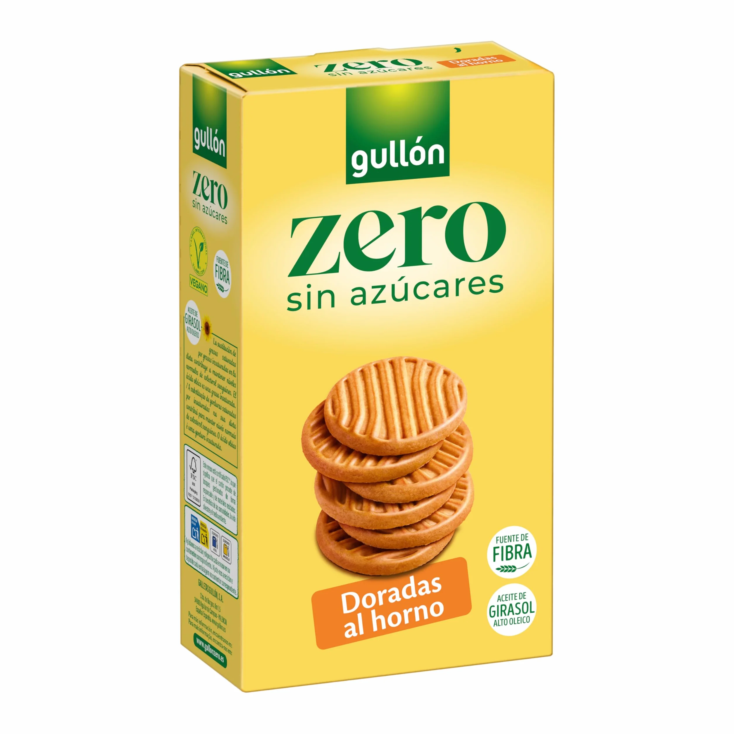 Gullón Galleta Dorada al Horno sin Azúcar 330g