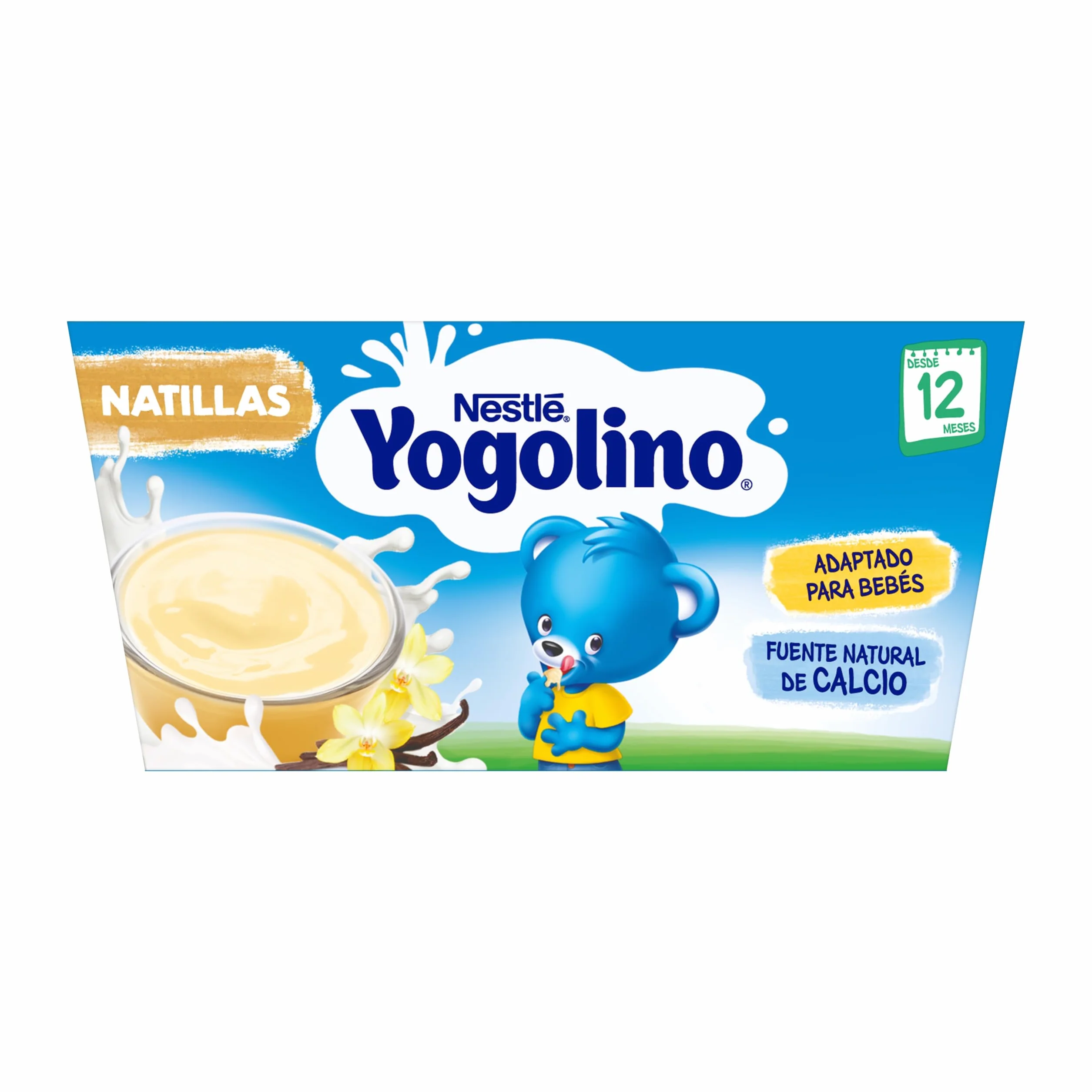 Nestlé Iogolino Natillas con Galleta 4x100 gr 6m+