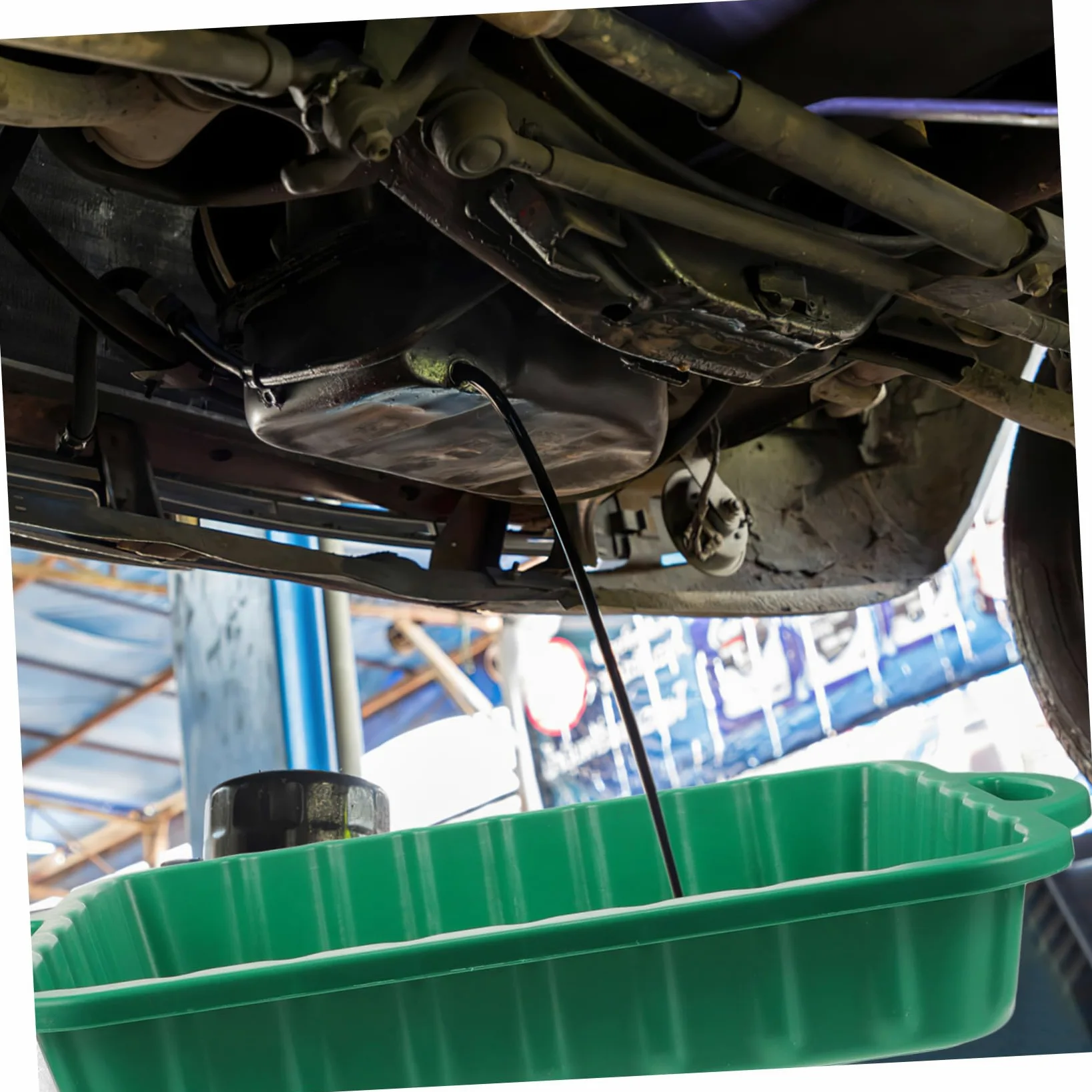 Bandeja de Drenaje de Plástico Diseño a Prueba de Fugas y Ahorro de Espacio para Recogedor de Aceite y Refrigerante para Reparación de Coche