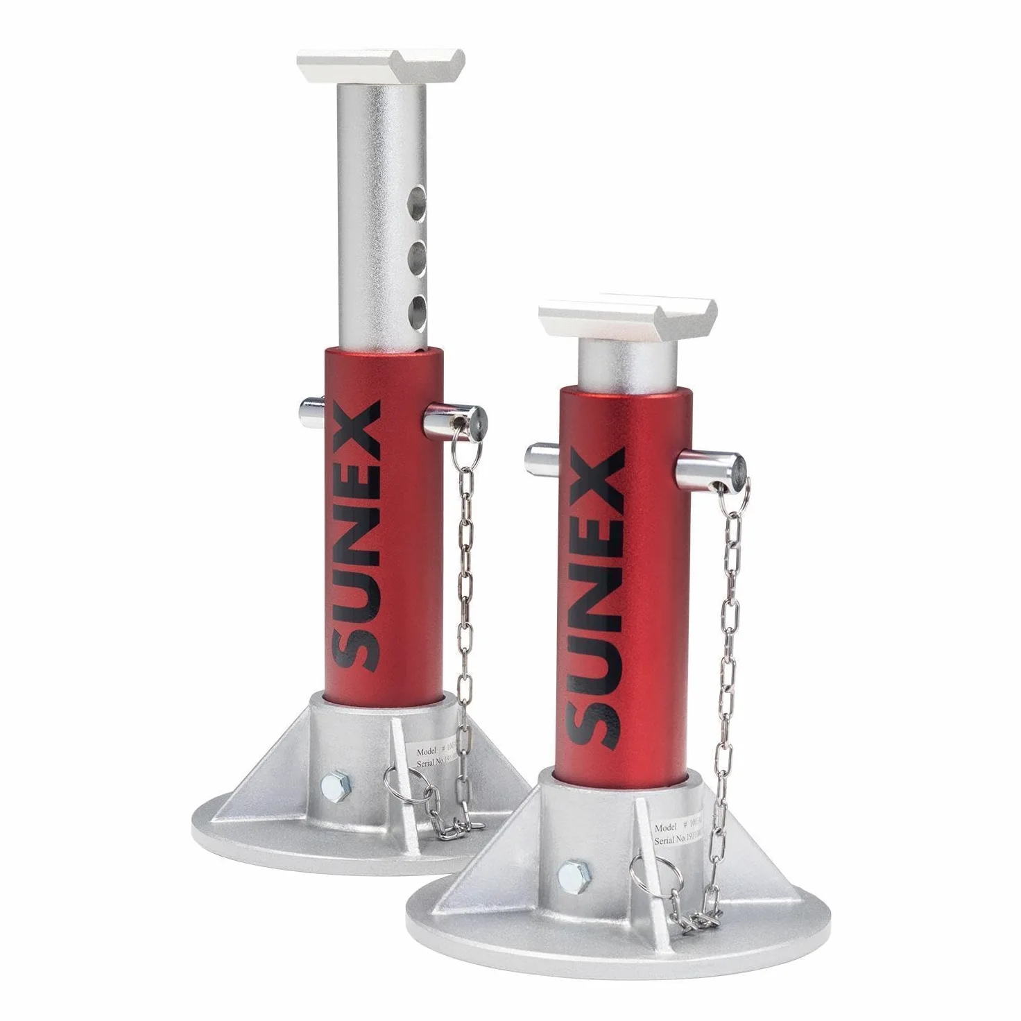 Sunex 1003AJ - Soportes para gato (3 toneladas, aluminio)