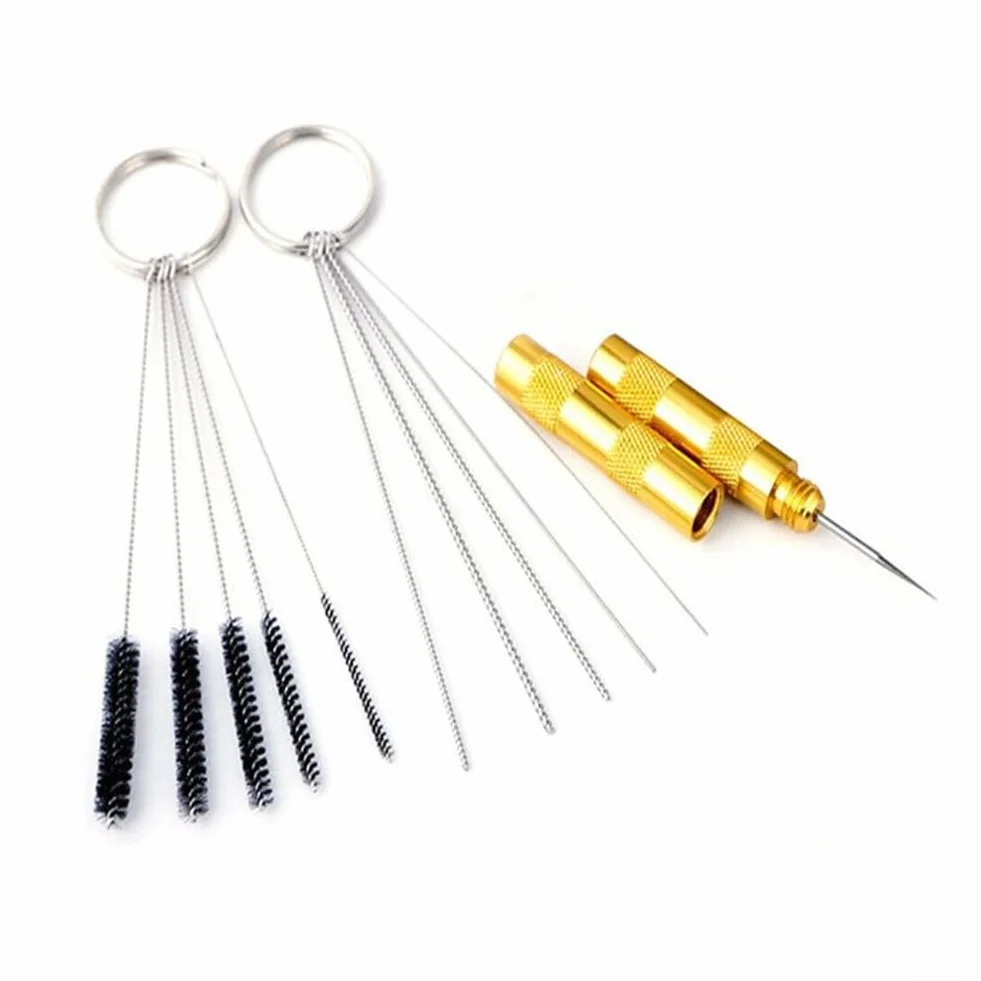 Herramienta de limpieza de boquilla de chorro para parabrisas de coche, herramienta de limpieza ajustable para parabrisas de coche, 5 tamaños de cepillo disponibles, apto para todos los vehículos
