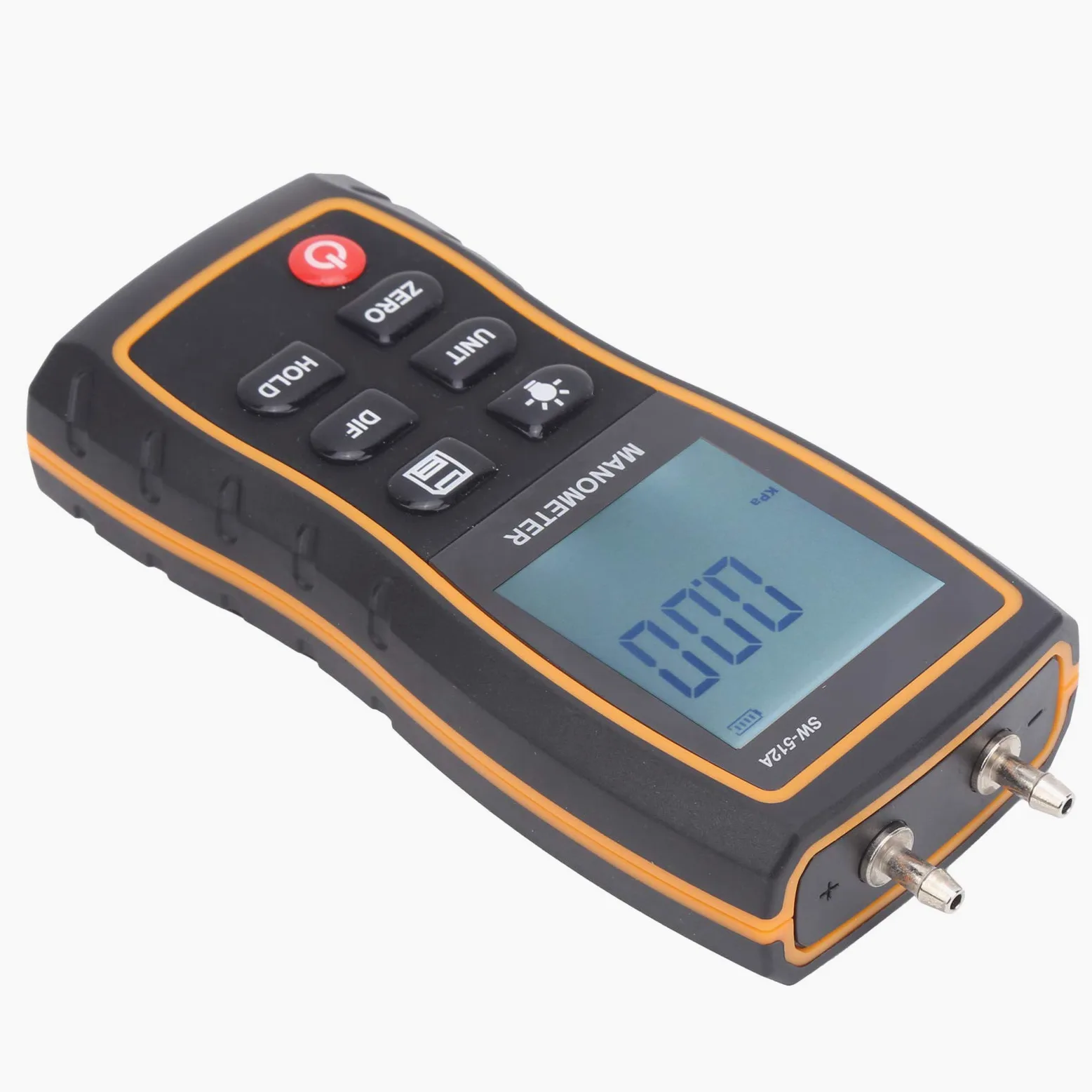 Omabeta Medidor de Aire de Alta Precisión con Manómetro Diferencial Digital SW-512A para Sistemas HVAC con Pantalla LCD Retroiluminada