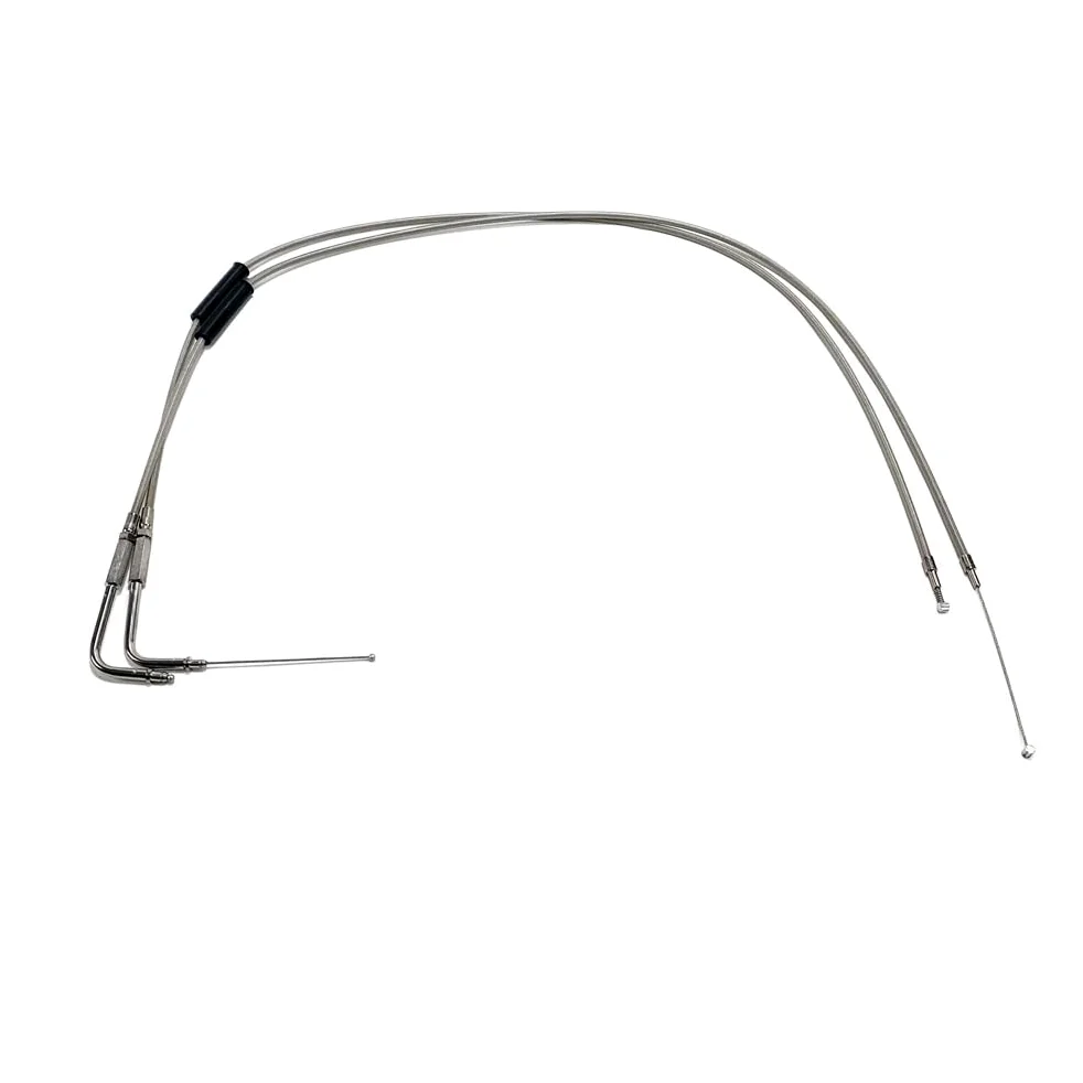 Accesorios para motocicleta, cables de acero tejidos, Cable acelerador para Sportster XL1200 883 para Dyna Para Road King