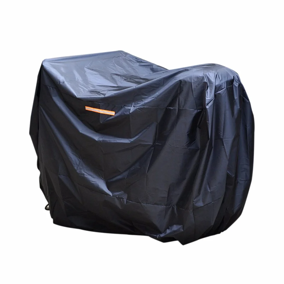 Funda Protector para Moto, Cubierta para Moto/Motocicleta Resistente al Agua a Prueba de UV, Color Negro XXXL