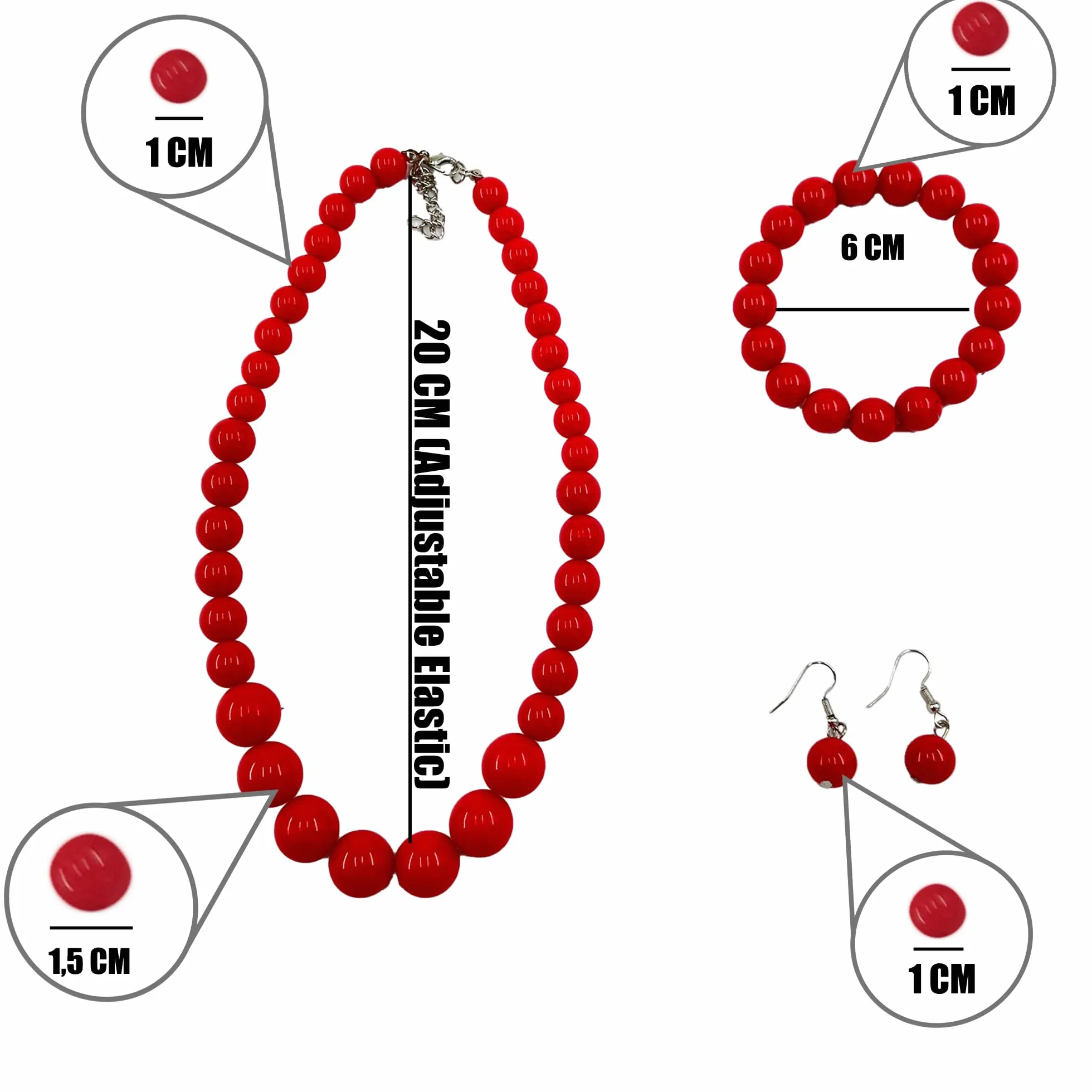 Accesorios flamenca mujer feria pinza garra pelo rosa plástico pack flor de palo rojo