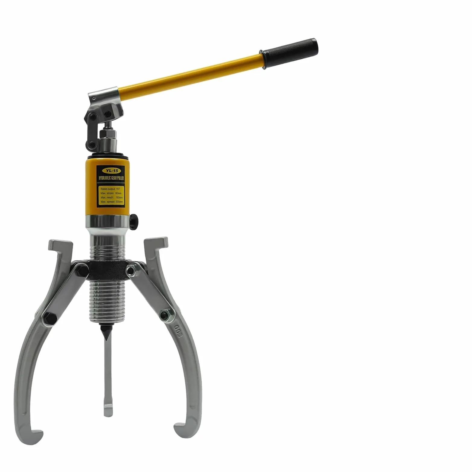 15T - Extractor hidráulico hidráulico de cojinetes, juego de extractor de cubos, 15 toneladas de fuerza de tracción profesional para poleas, engranajes y cojinetes, bridas, robusto kit de extractor de
