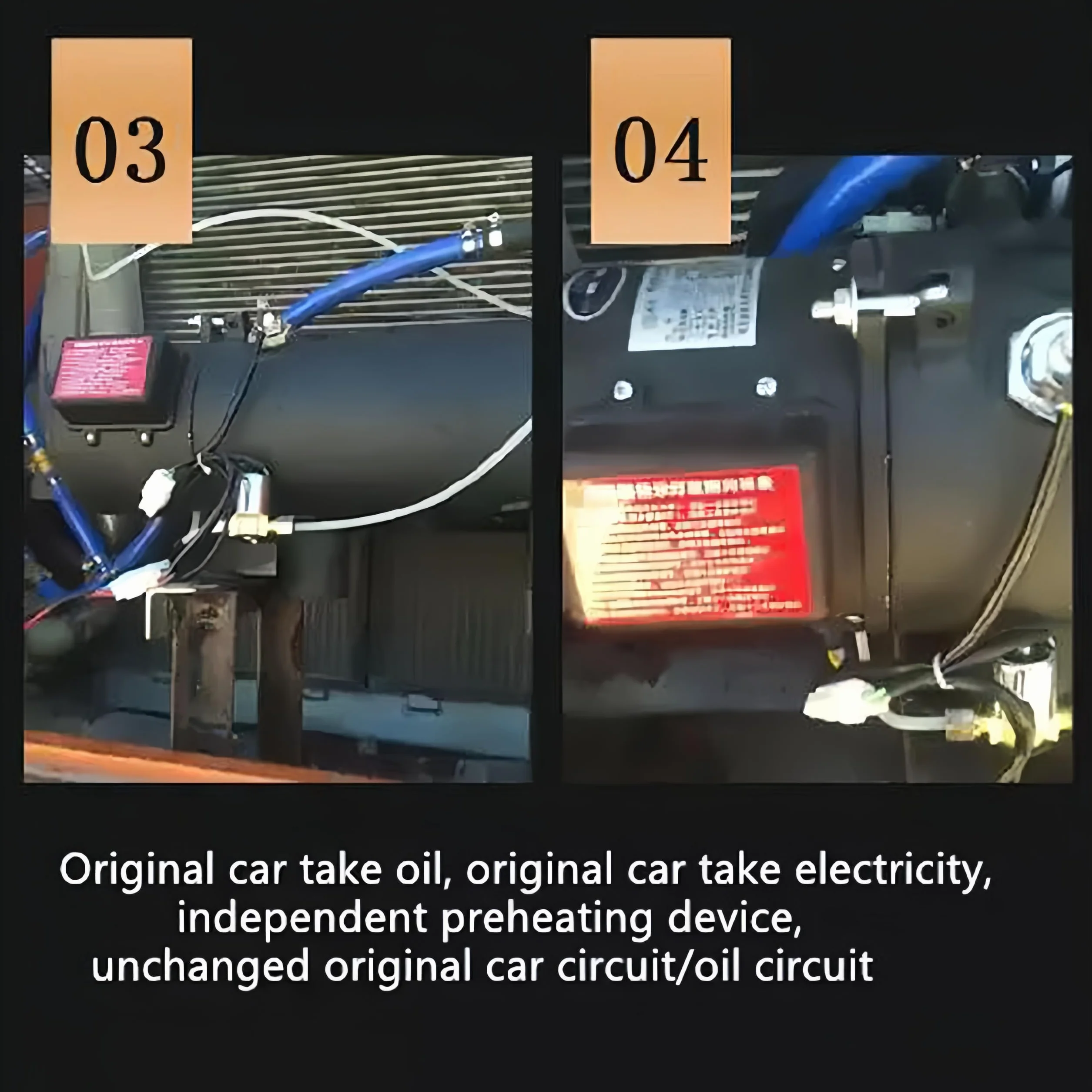 Calentador de agua de estacionamiento diésel de 12 V y 30 kW, juego completo de calefacción por refrigerante hidrónico, precalentador de motor para camiones, autobuses, caravanas y barcos