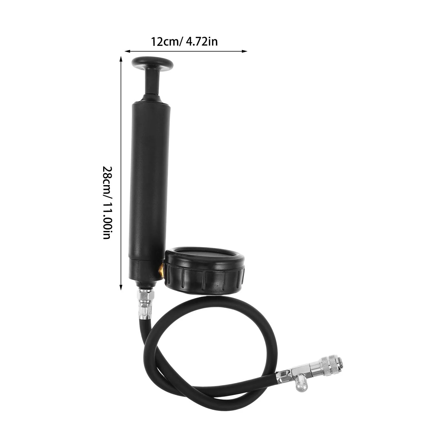 MAGICLULU 1 Juego de comprobador del Sistema de refrigeración del Motor: Kit de detección de Fugas de radiador - Equipo de comprobación de presión de refrigerante de Alta Resistencia para
