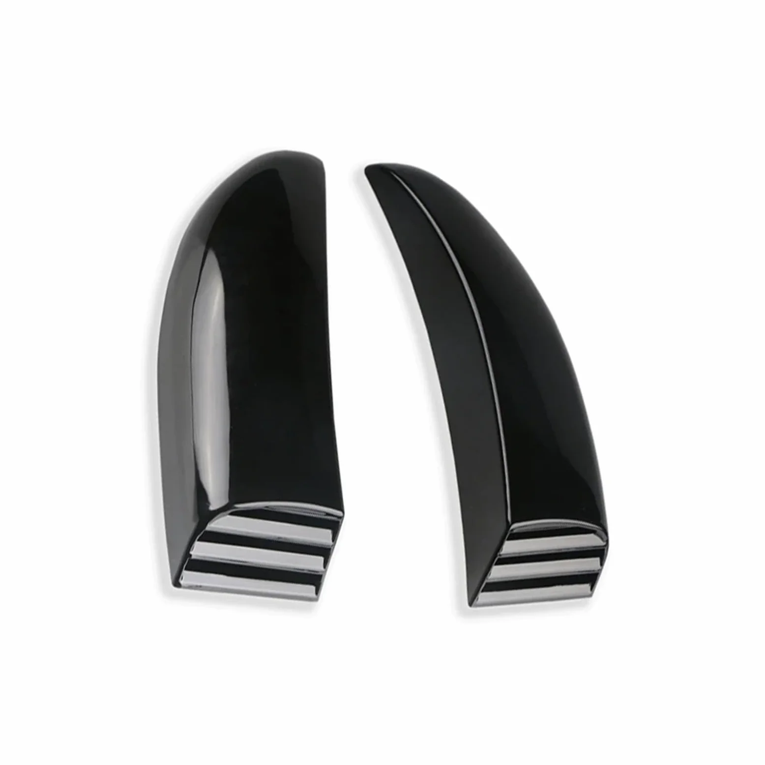 Conductos de refrigeración de aire de pinza Conductos de aire de refrigeración del disco delantero y enfriador de pinza de freno compatibles con Kawasaki ZX10R, ZX6R, ZX-10R, ZX-6R.(Glossy Black)