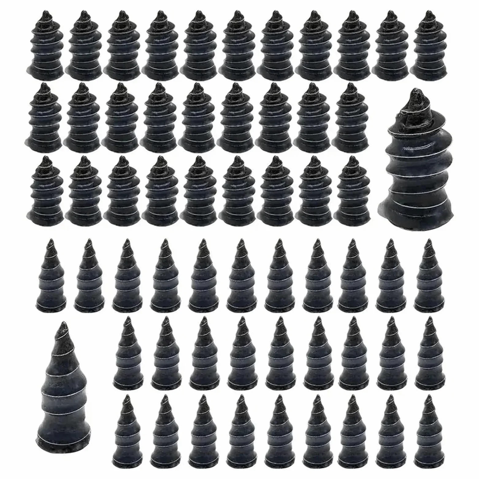 Clavos de reparación de neumáticos de vacío, 10/500 piezas, tornillos y parches sin cámara para rueda de motocicleta, coche, camión, juego de reparación profesional a granel (500 piezas