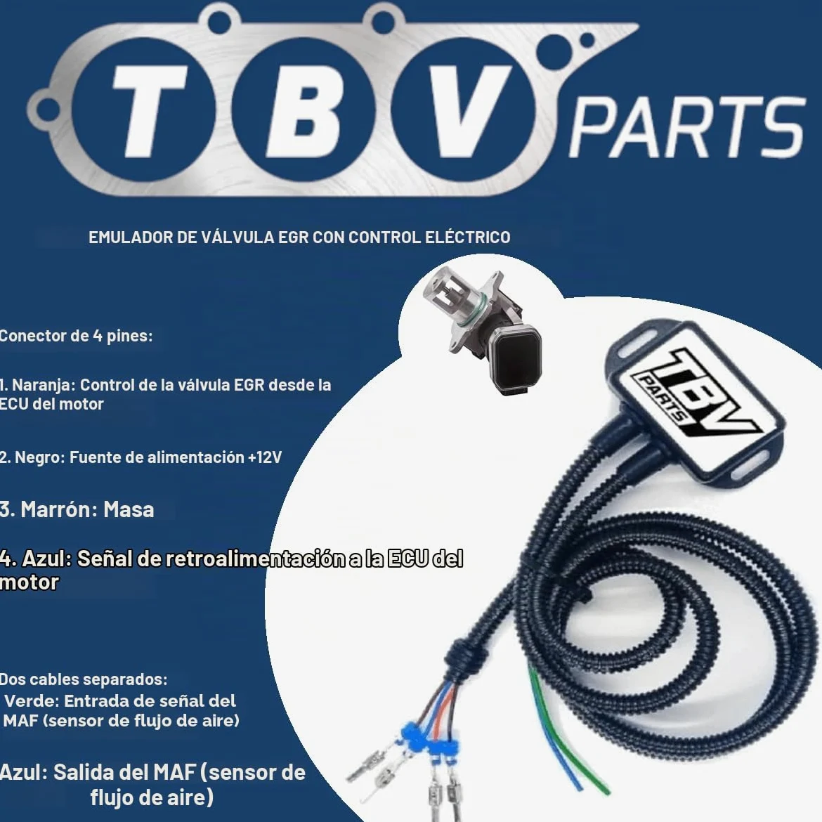 Emulador Valvula EGR Electrica WAHLER 7353D Válvula EGR A6461400460 Compatible con Motores 200/220/ 270/400 CDI 6461400860 A6461400460 7.24809.37.0