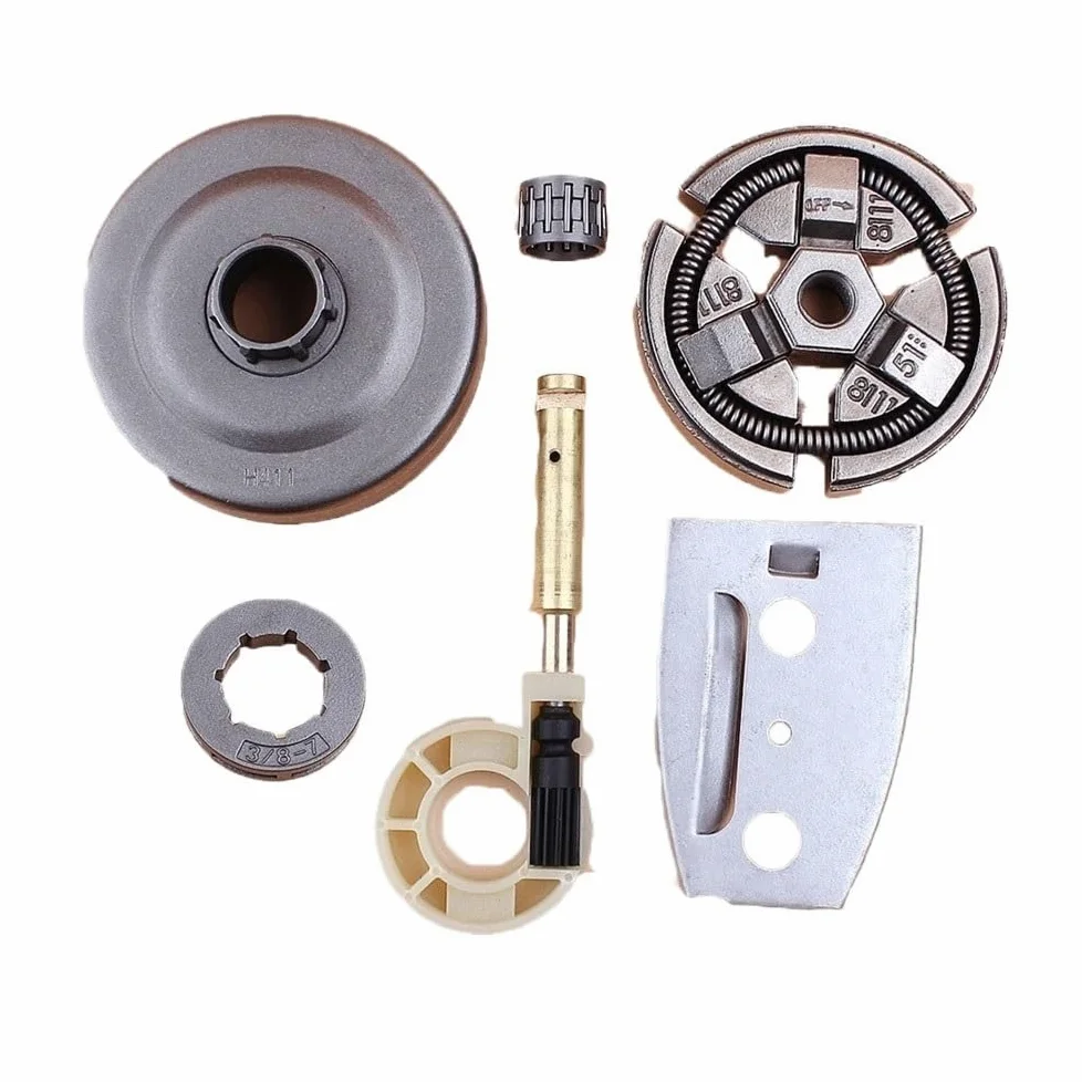 Bomba de Aceite for piñón llanta Tambor Embrague 3/8"-7T, Compatible con Motosierra 51 y 55. Repuesto