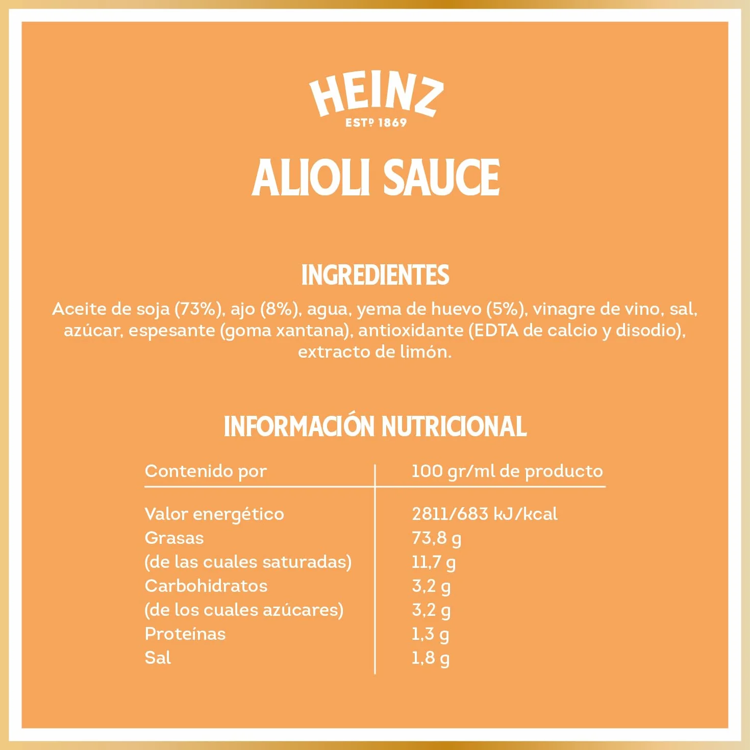 Heinz Salsa Alioli 220g