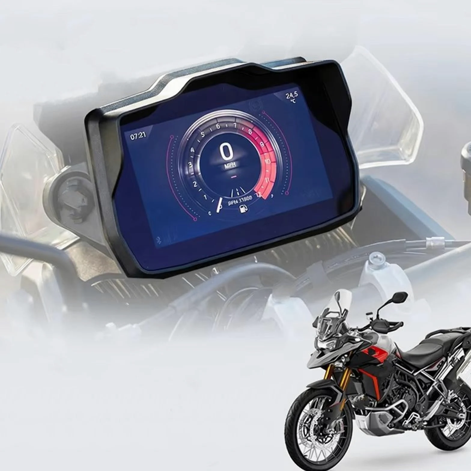Cubierta Carcasa Tacómetro Compatible Con Triumph Para Tiger 900 Para Rally Pro GT 1200 Cubierta Del Velocímetro Visera Solar Tablero