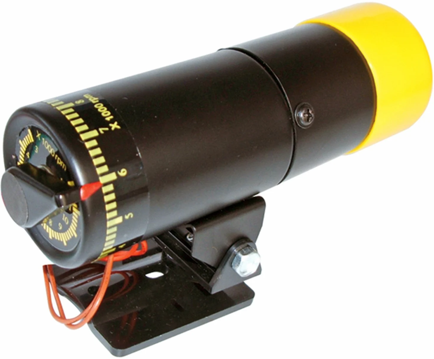 Luz de cambio ajustable, 3000-12000 RPM, color negro.