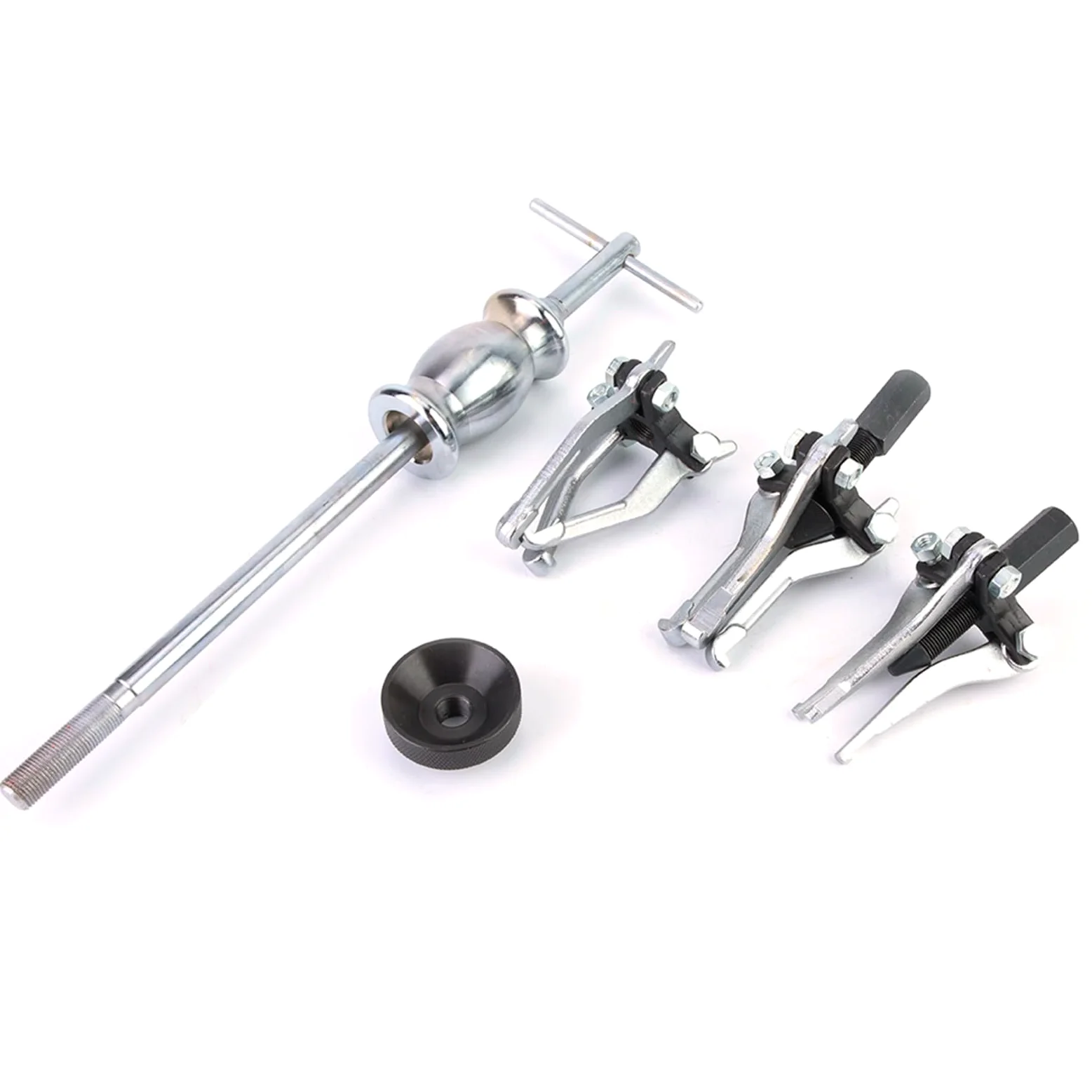 Kit de Herramientas de Extracción de Extractor de Cojinetes de Engranajes de Alta Resistencia, 5 uds., para Mecánicos, Extractores de Triple Pata de 100mm con Martillo Deslizante