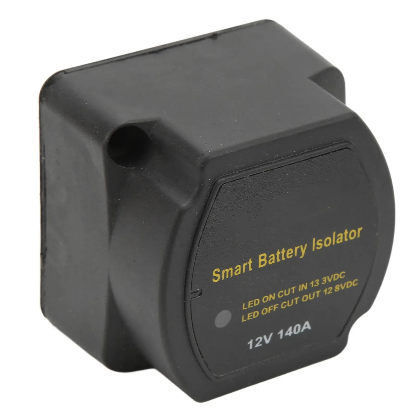 Kit de Aislador de Batería Dual, relé de Voltaje Automático de 140 Amperios para Automóviles, Camiones, Vehículos Recreativos, Barcos con Diseño Resistente Al Agua