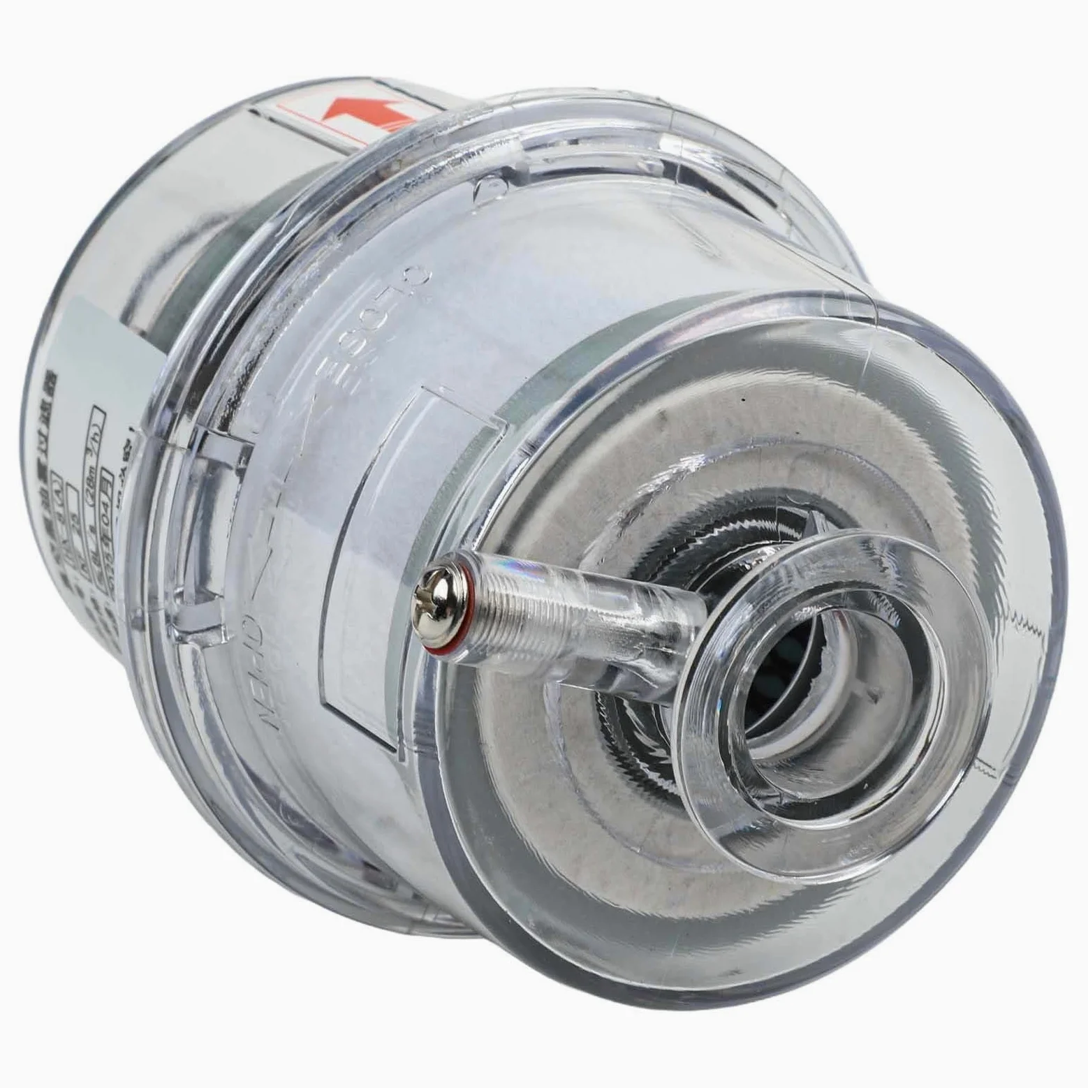 Separador de niebla de aceite eficiente para bombas de vacío, KF25/KF40, carcasa transparente para control de estado, resistencia a altas temperaturas, ideal para la industria y la investigación