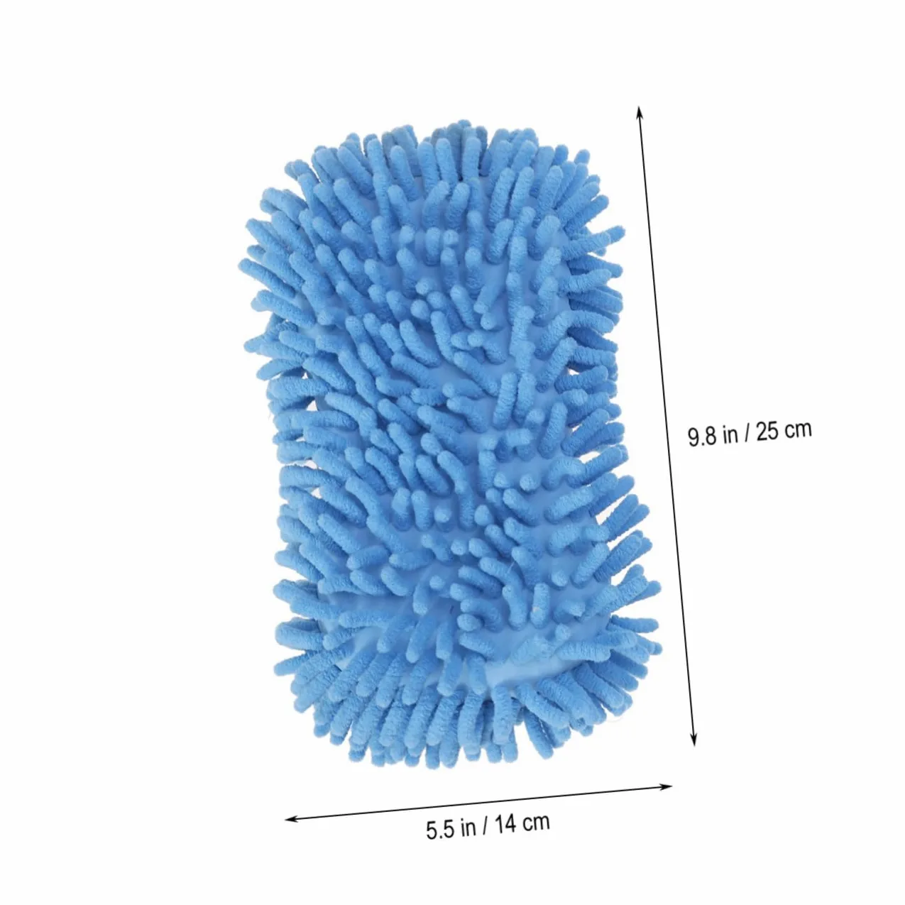 Hemobllo 6 Piezas Guantes de Microfibra Ultrafinos para Lavado de Coche Alta Absorción y para Limpieza Eficaz de Carrocería Cristales y Tapicería Color Azul