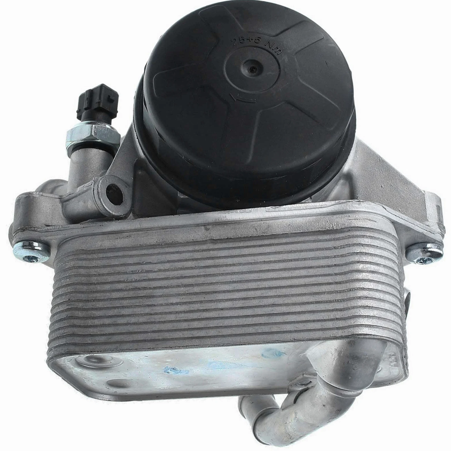 Frankberg Carcasa del filtro de aceite con enfriador de aceite 11428683206 | Compatible con: Serie 3 Touring E91, X1 E84, Serie 6 Coupé F13, X6 E71 E72, Serie 7 F01 F02 F03 F04, Serie 1 E81