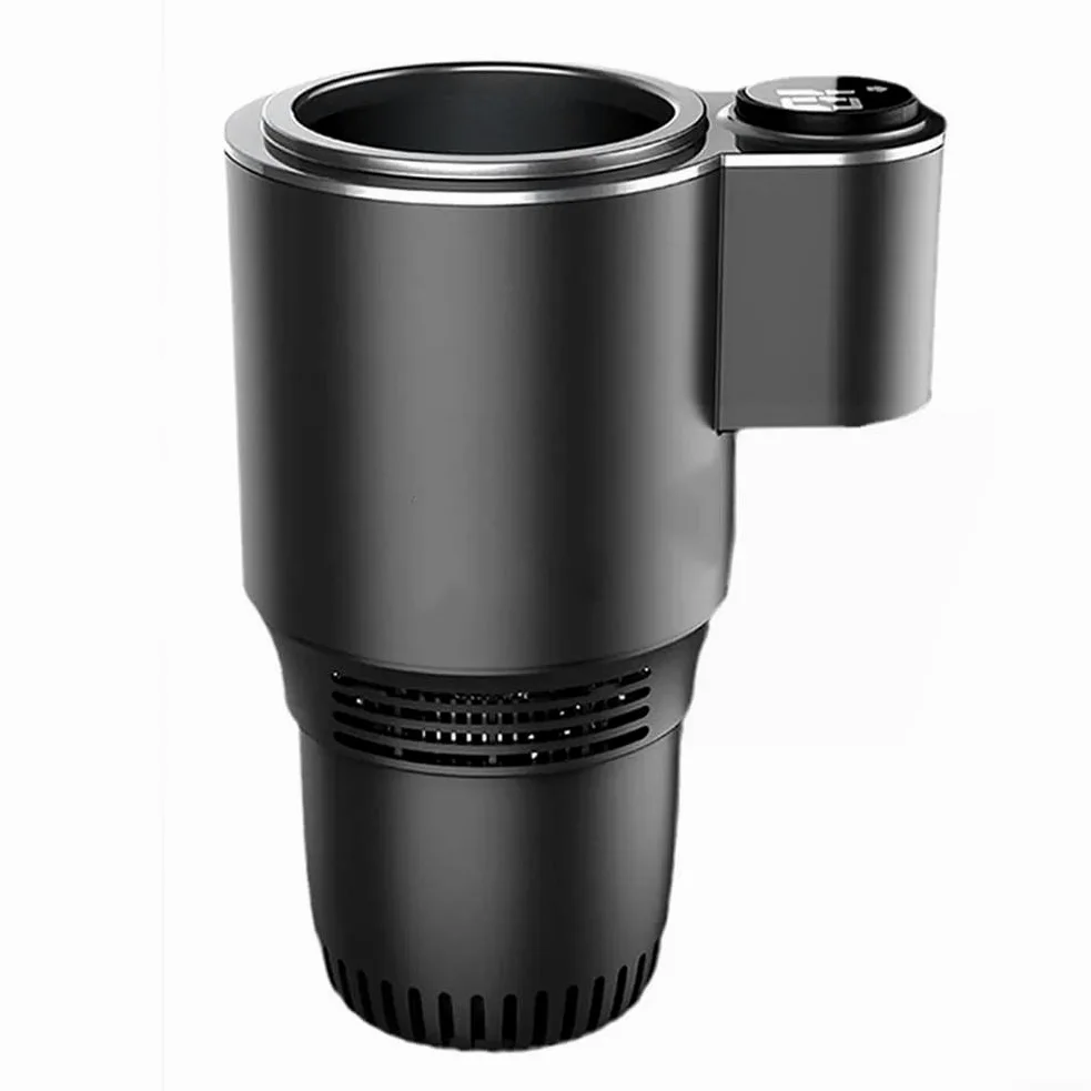 Enfriador y calentador automático para tomas de corriente de vehículos de 12 V con funcionamiento de modo dual y temperatura en tiempo real