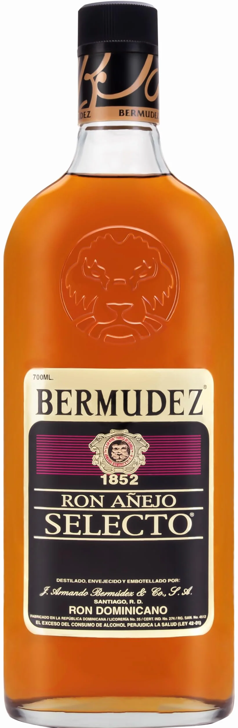 Bermudez Ron Añejo SELECTO Ron Dominicano 37,5% Vol. 0,7l