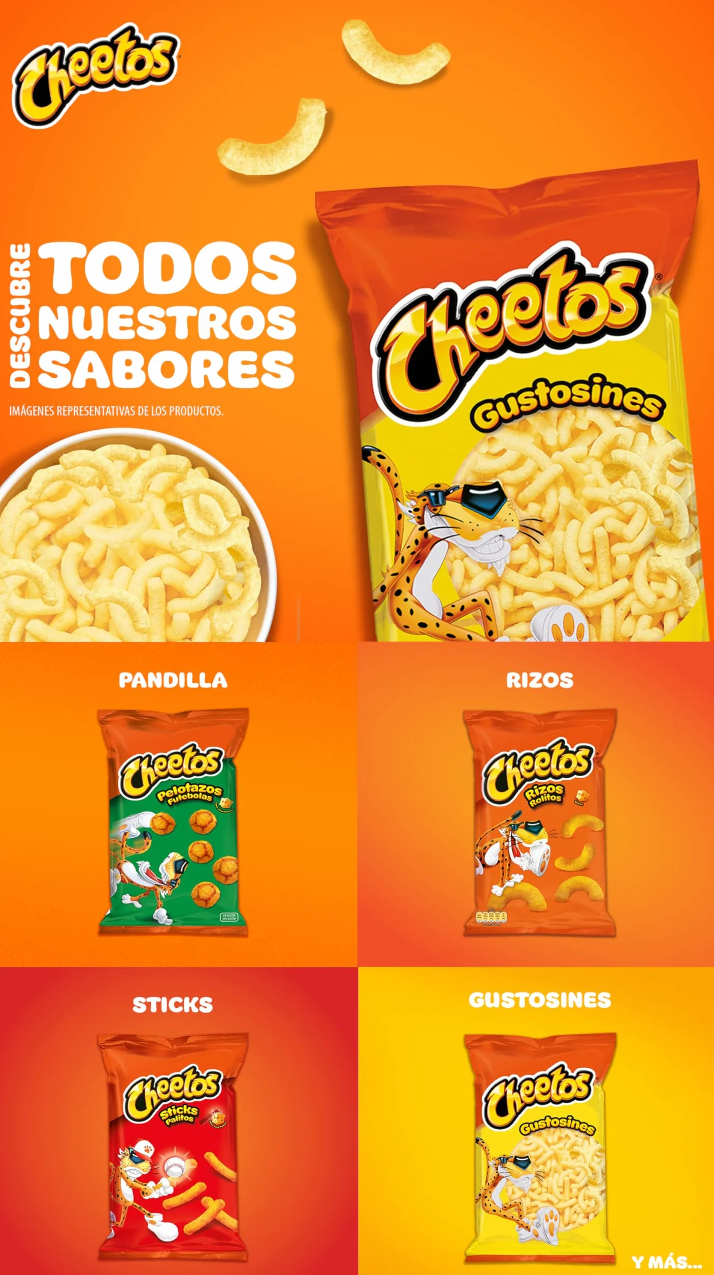Cheetos Gustosines Sal Aperitivo Maíz Horneado 75g