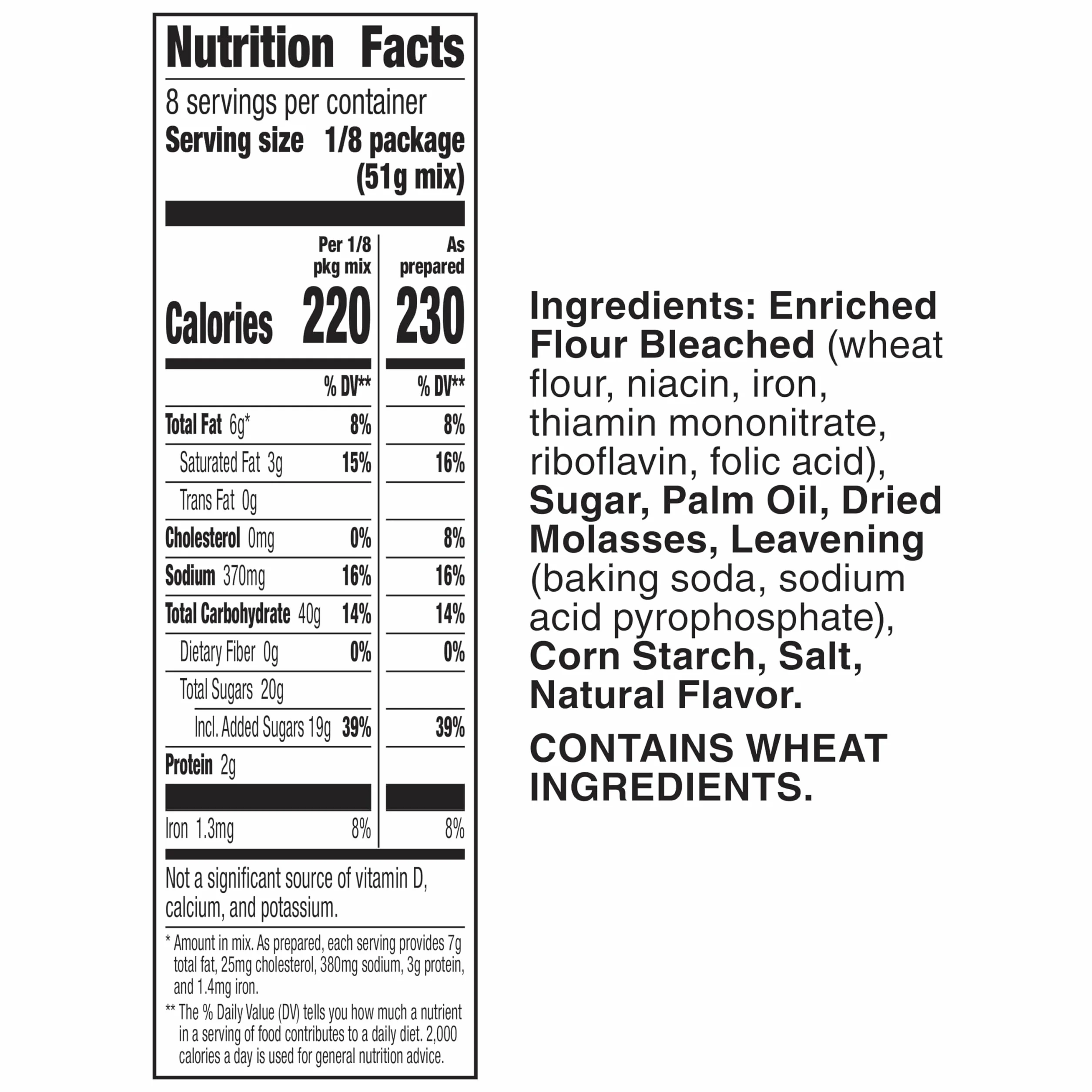 Betty Crocker Gingerbread Cake & Cookie Mix, 14.5 oz