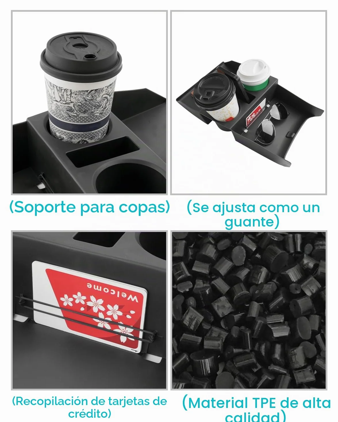 CDEFG Compatible con Hyundai Tucson NX4 2025 2026 Facelift Consola Central Organizador Caja de Almacenamiento Tucson 2025 Guantera Abajo el Reposabrazos Central Tucson 2025 Accesorios