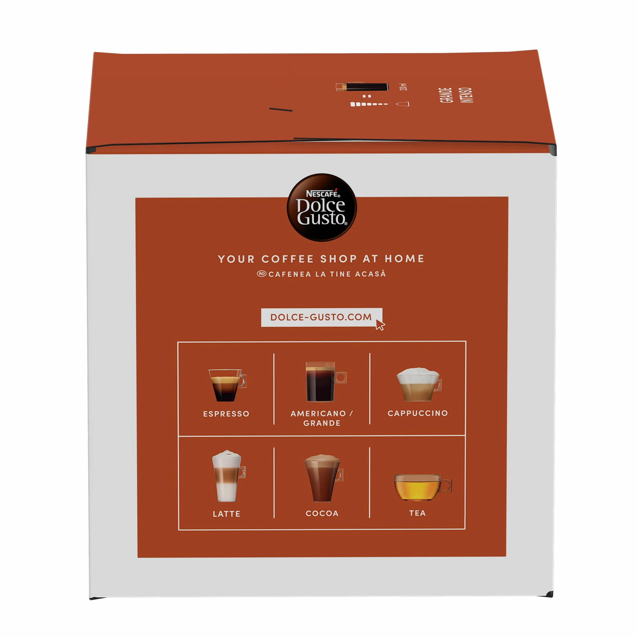 NESCAFÉ Dolce Gusto Café Grande intenso - Cápsulas de Café Americano Grande, 48 sztuk