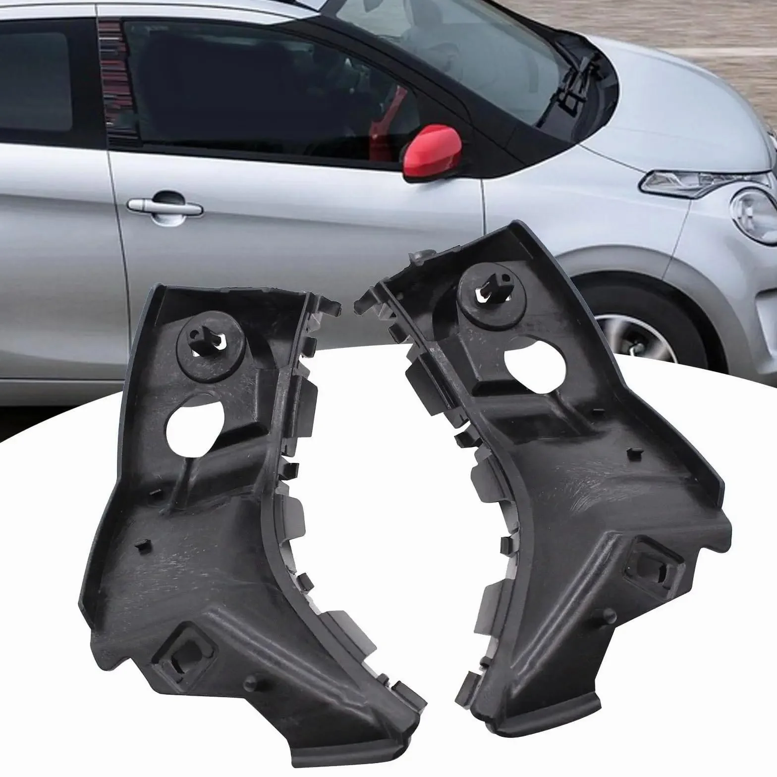 para para Citroen C1 2 uds soporte de parachoques delantero retenedor montaje repuesto lateral izquierdo y derecho