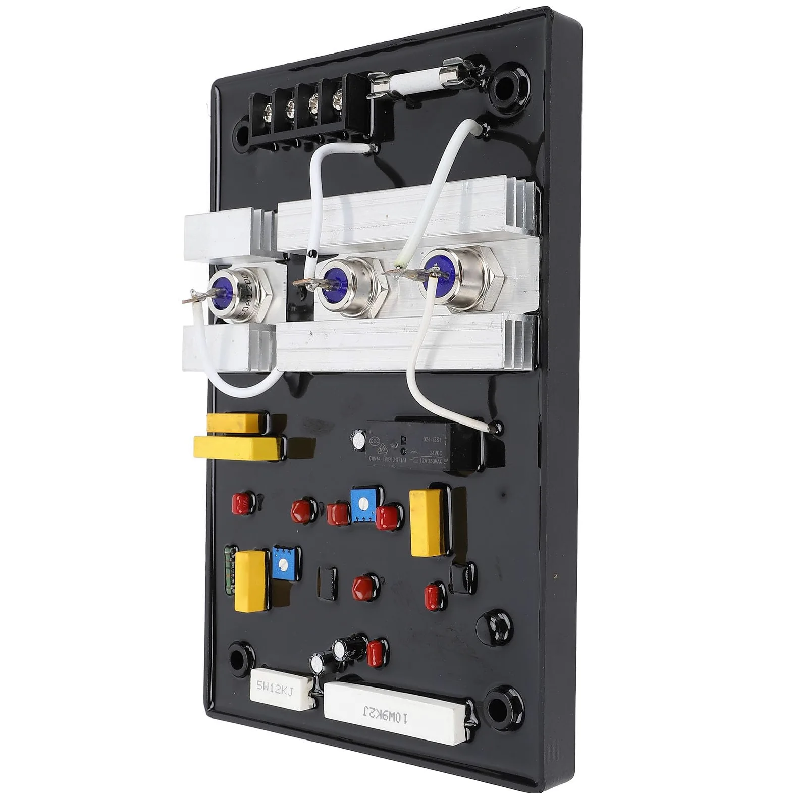 Regulador de Voltaje del Generador, Estabilizador de Voltaje Automático con Resistencia de Alta Precisión y Excelente Condensador para Protección de Sistemas de Energía y Equipos Eléctricos
