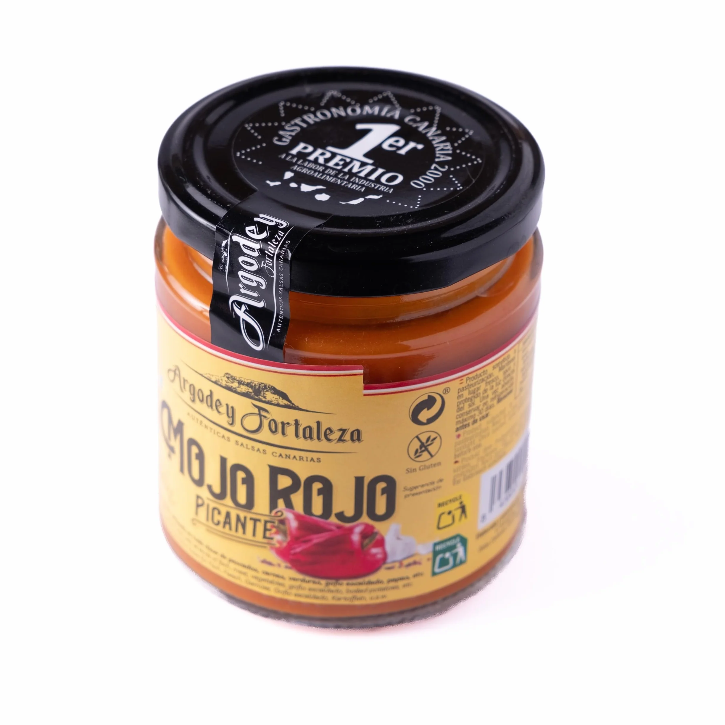 Argodey Fortaleza Mojo Rojo Picante 200g - Autentica Salsa Canaria para Untar