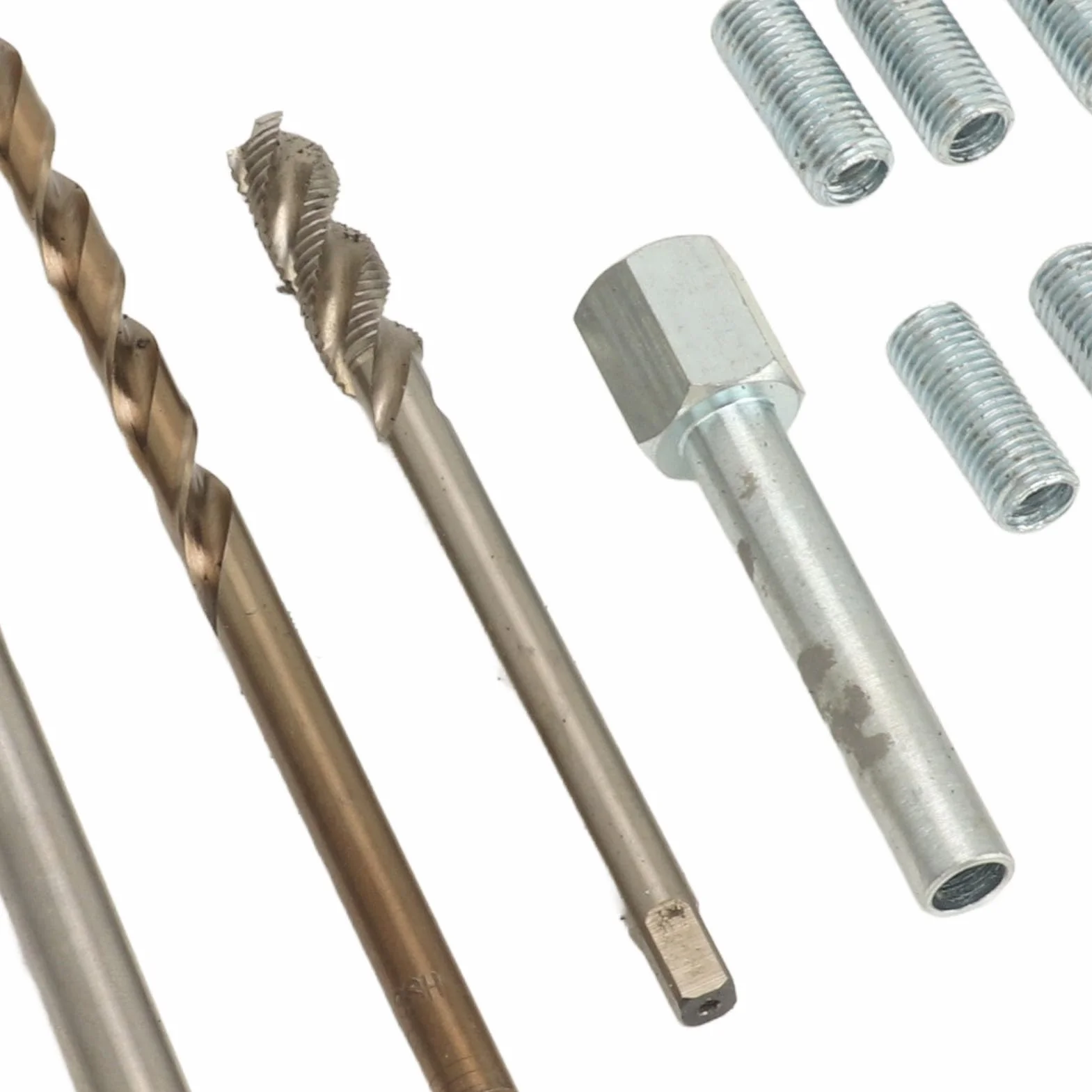 Kit Reparación Rosca Perno Sujeción Inyector, Reemplazo Reparación Pernos Metálicos 10 Uds para Motores Cdi, Herramienta Reparación Pernos Inyector, Automóviles Reparación