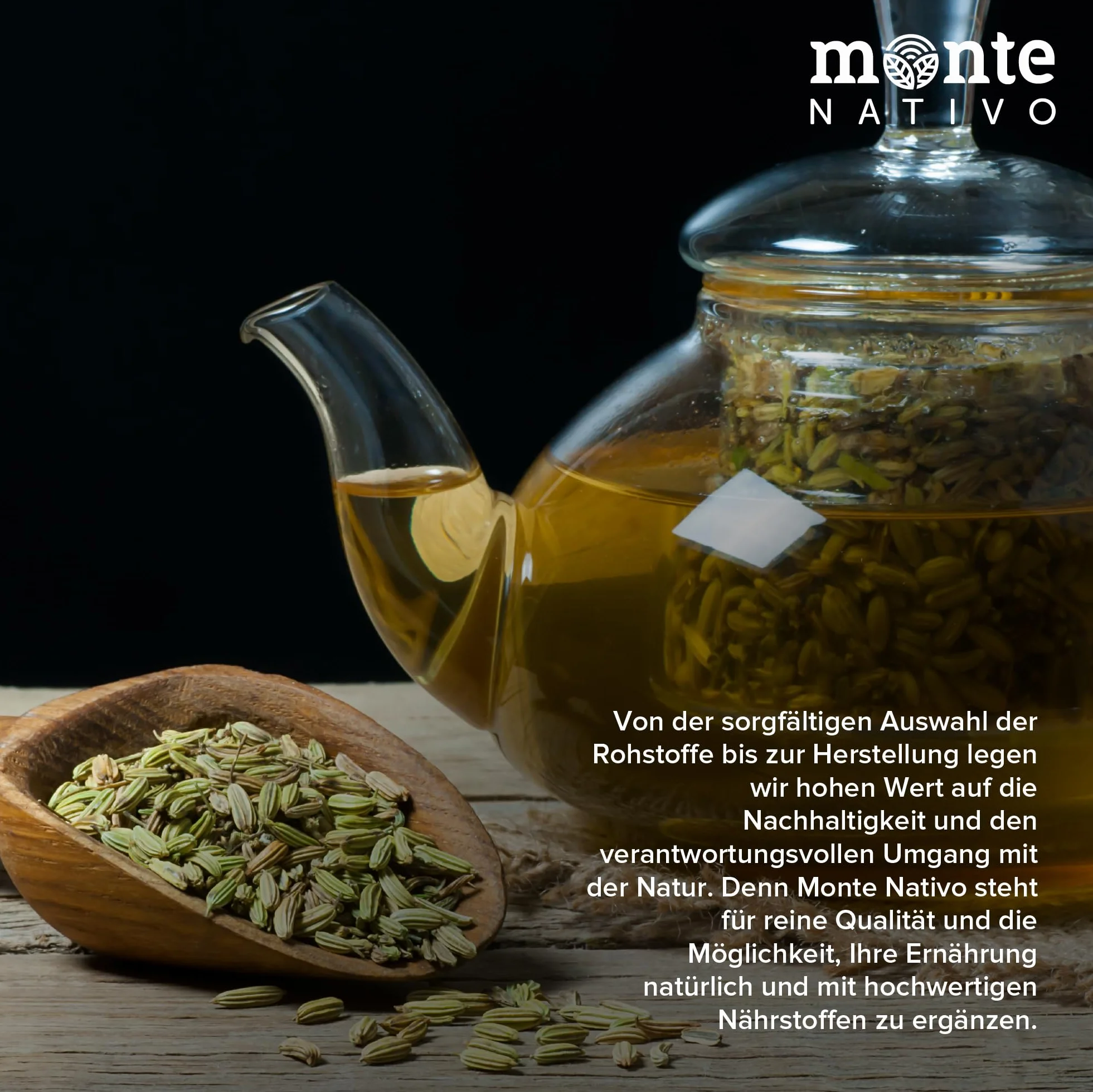 Semillas de Hinojo Monte Nativo 500g - Especias secas para Té y Cocina