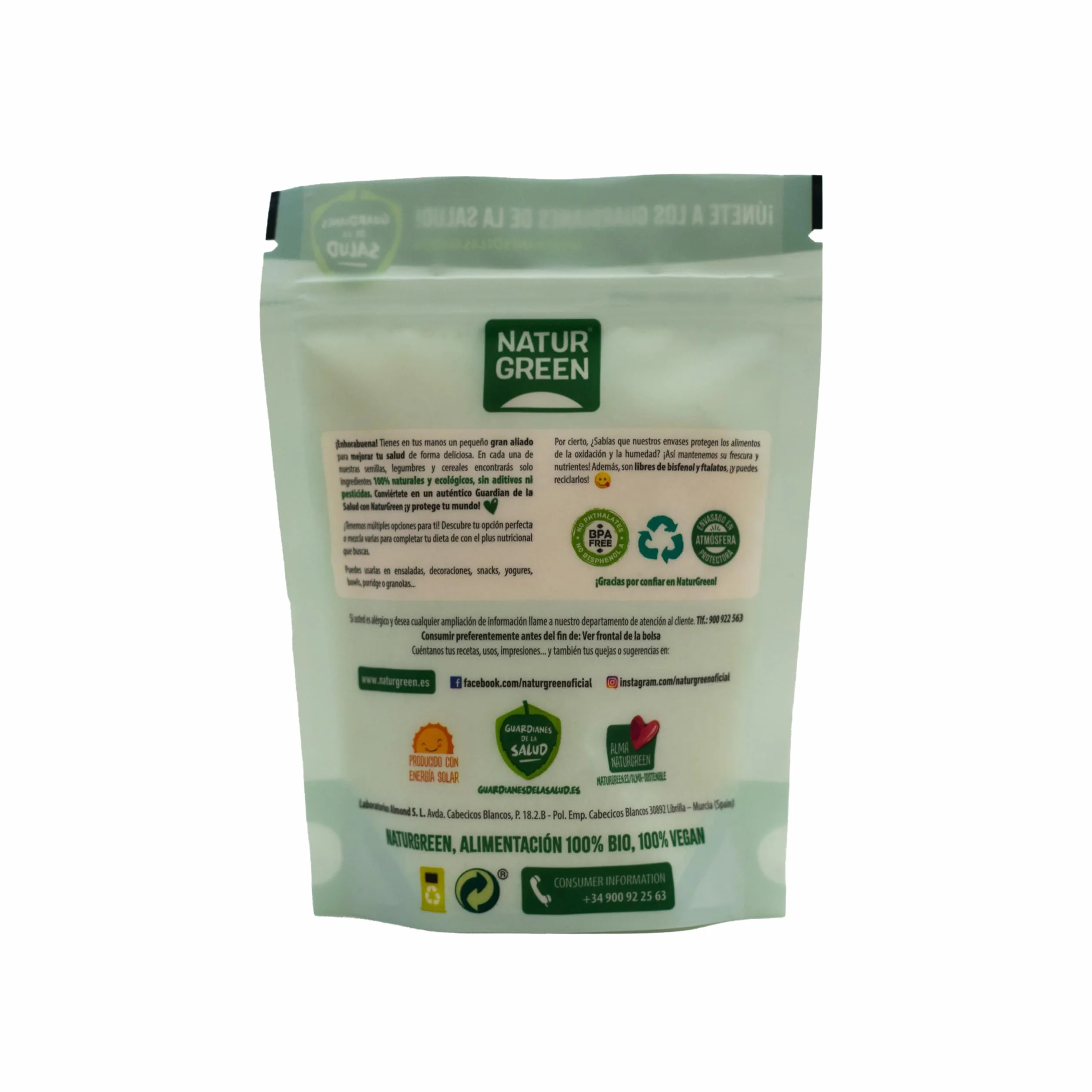 NaturGreen Caramelos de Jengibre 125 g
