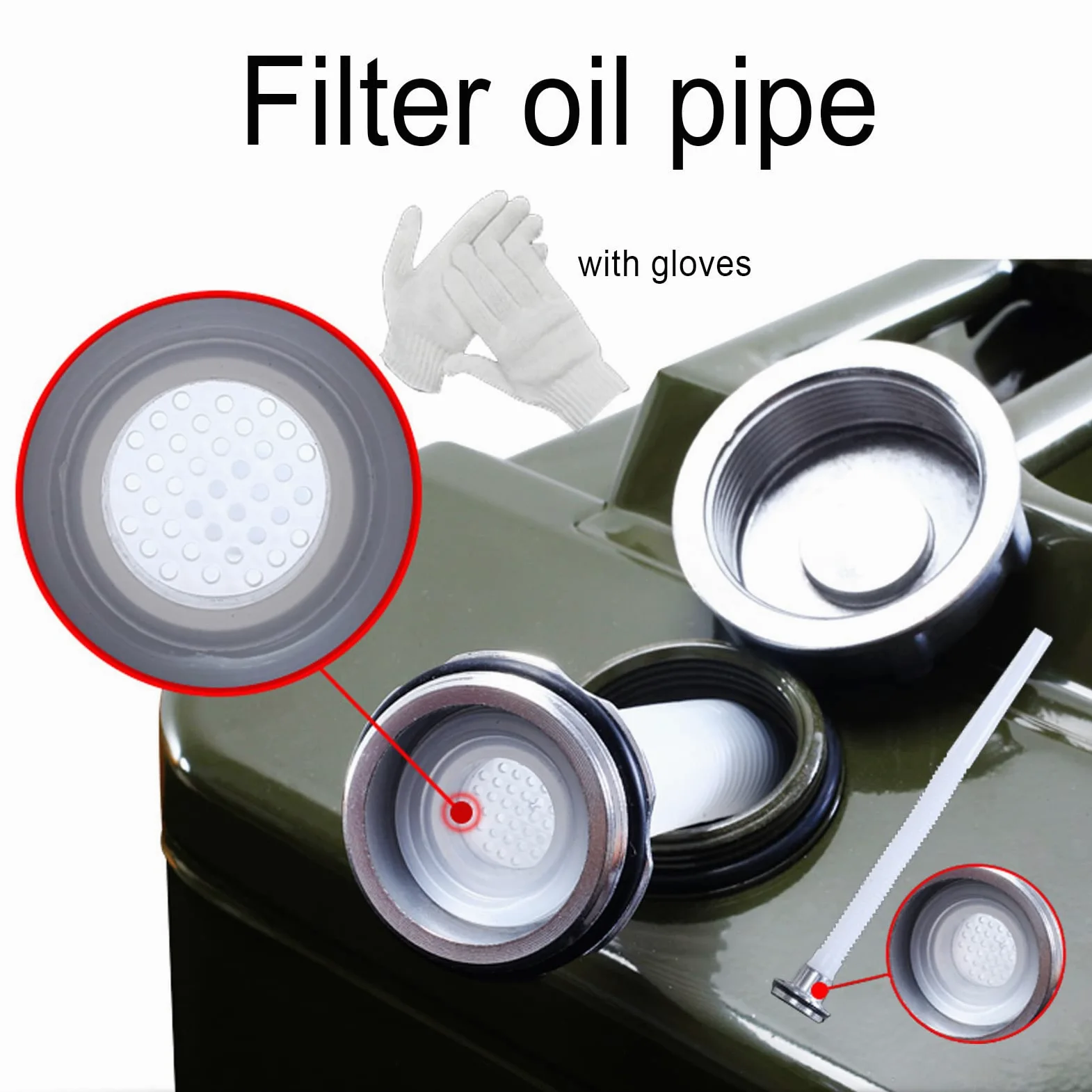 Bidón de Gasolina bidón metálico 20-40 litros Garrafa Gasolina Verde Oliva, bidón de Repuesto con Pico Flexible para Recipientes para Gasolina y diésel Aceite,con aprobación de la Onu